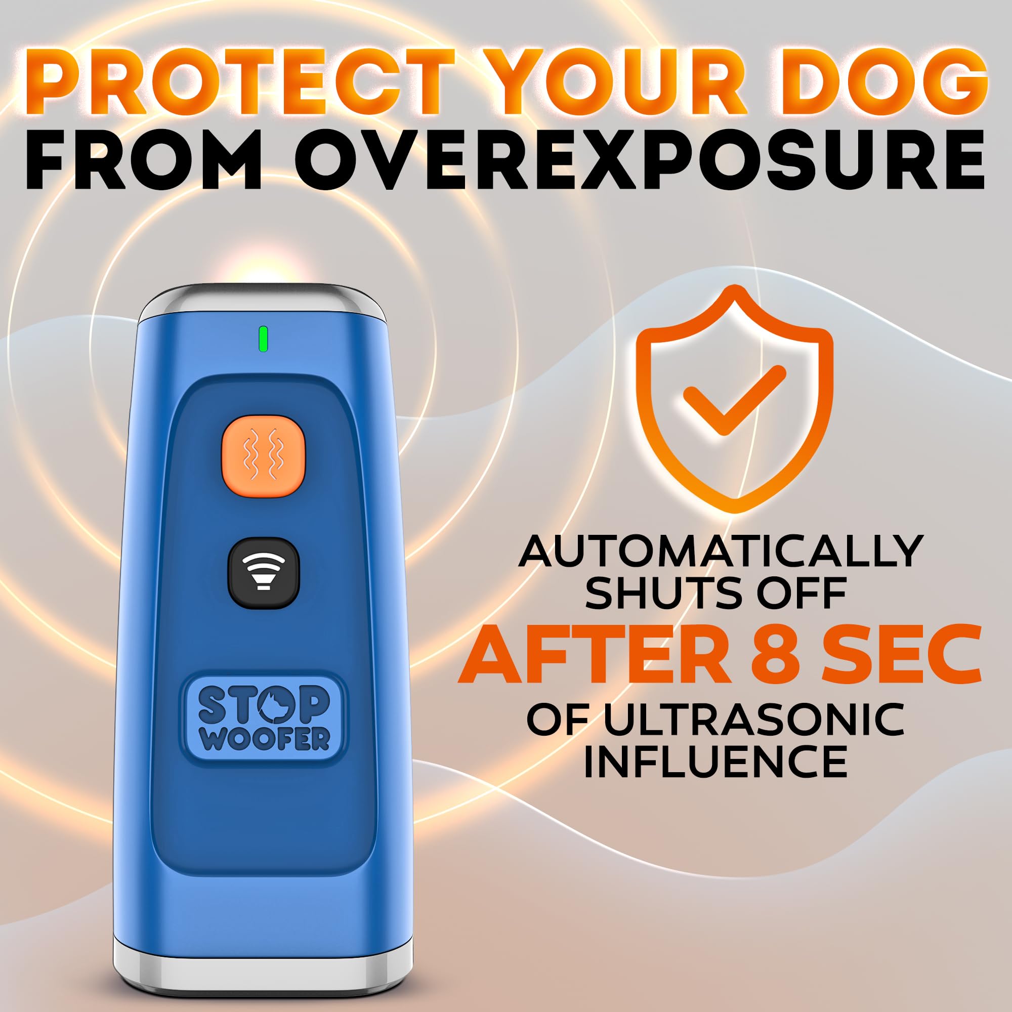 New 2025 Dog Bark Deterrent Device - Dog Barking Control Devices Stops Bad Behavior - Rechargeable Ultrasonic Pet Whistle To Sto