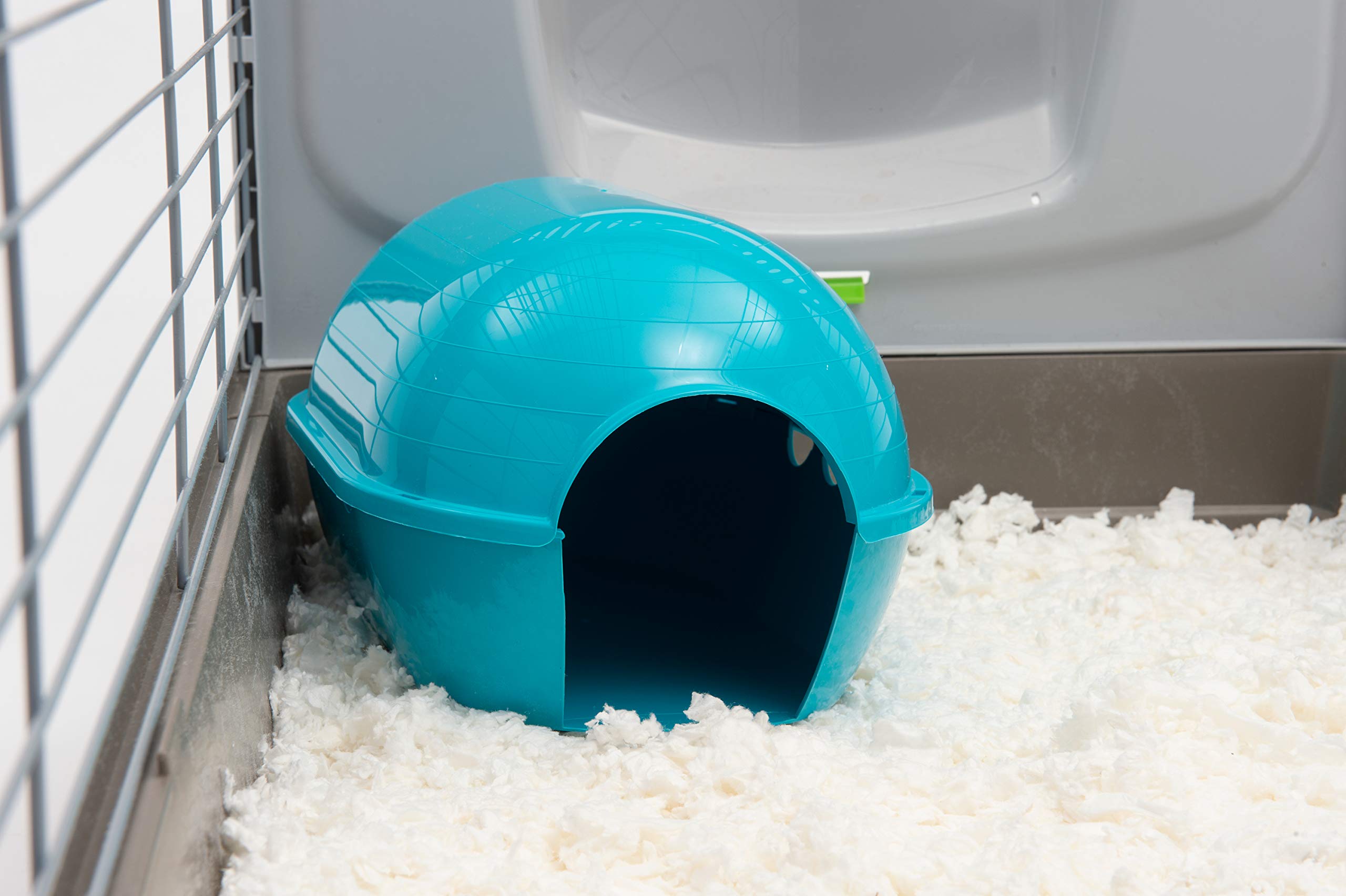 Savic Rody Igloo Hideaway Home For Rats, Guinea Pigs, Hamsters, Hedgehogs And Other Small Animals (Scuba Blue)