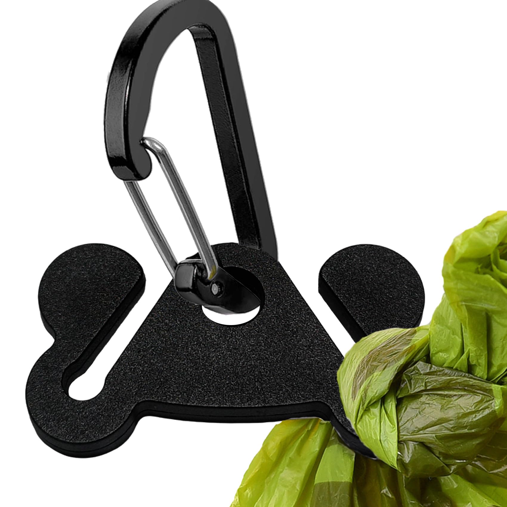 Dog Poop Bag Holder For Leash Dog Waste Bag Carrier Hand Free Walking Accessory Leash Attachment For Dog Poop Bag Dispenser, Dur