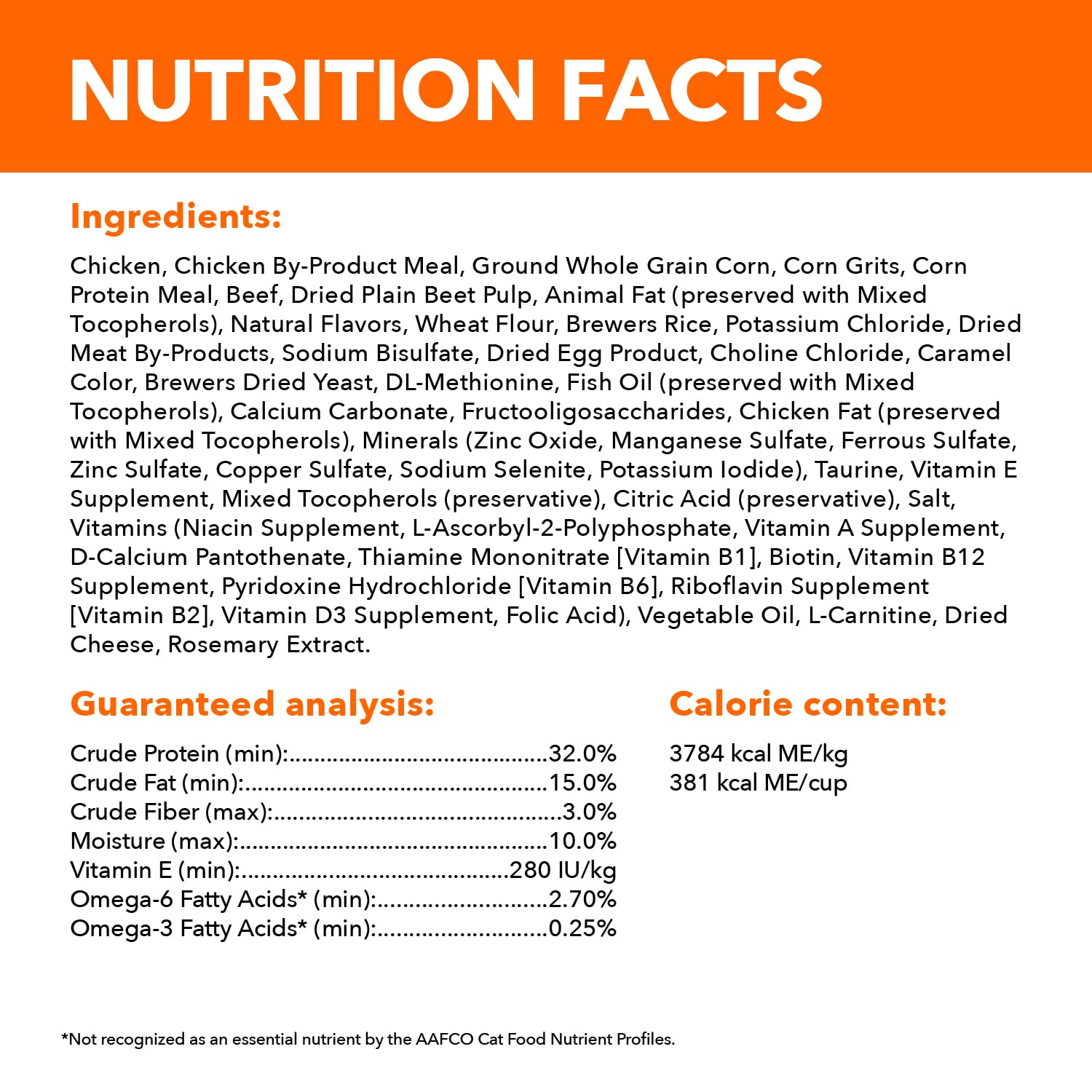 Iams Healthy Enjoyment Dry Cat Food Chicken & Beef Recipe, 3 lb. Bag