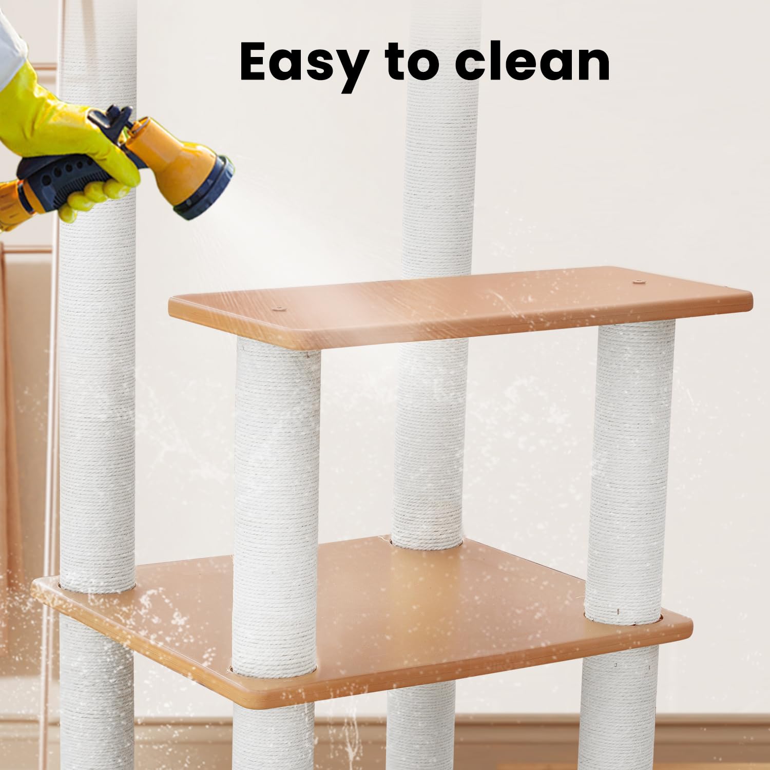 Maohegou 46In Outdoor Cat Tree Tower For Outdoor Cats,Cat Catio,Deck,Backyard,Sunroom And Patio Large Cat Tree Tower With Cat Sc