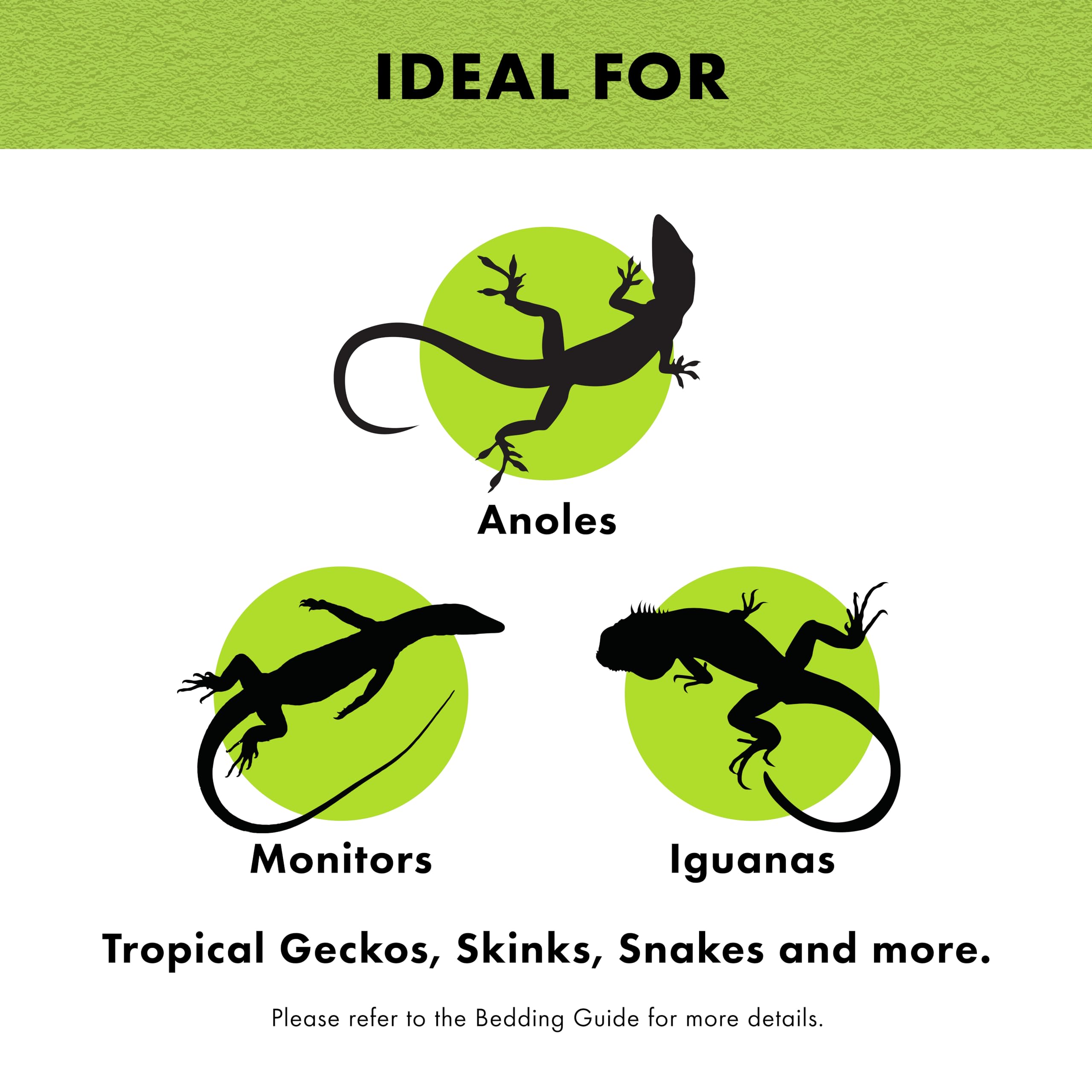 Zilla Reptile Terrarium Floor Liners Green 30/38/45 Gallon, 11.75' X 35.5'