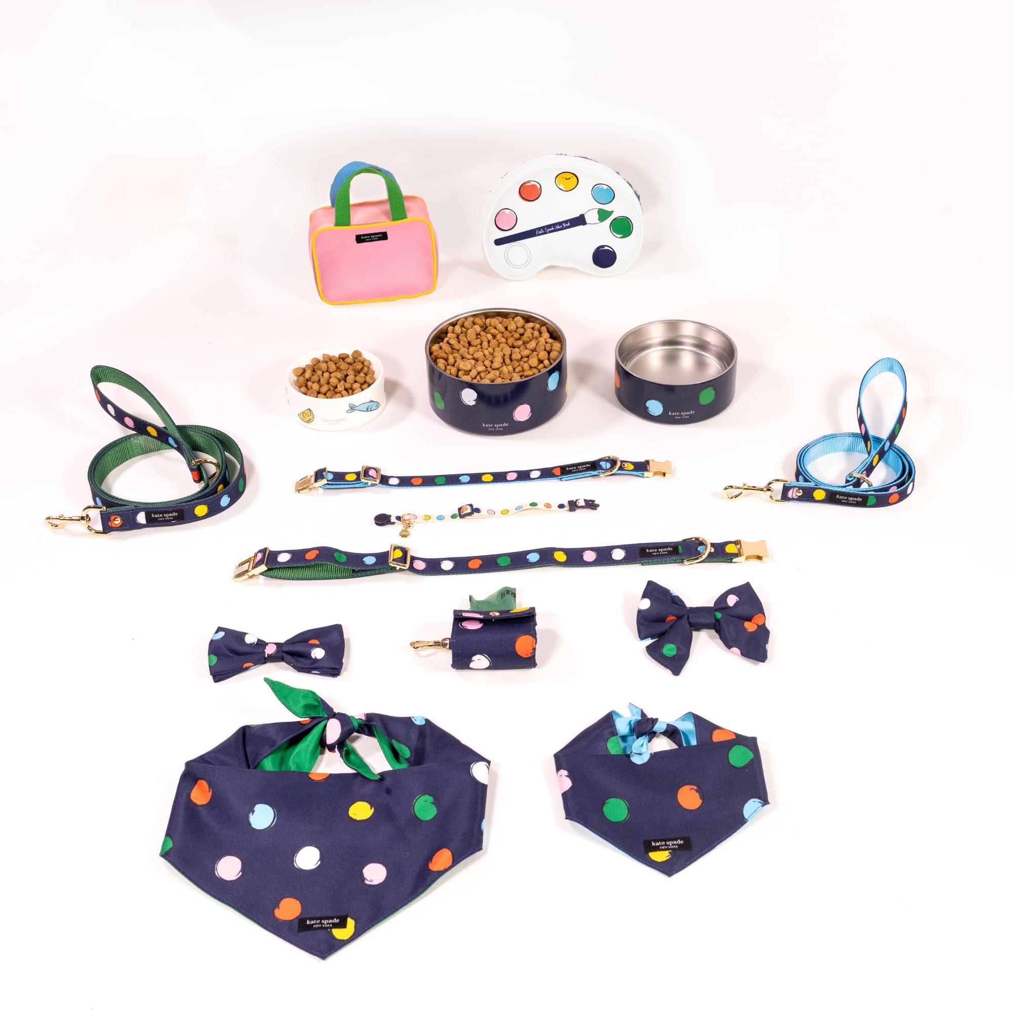 Kate Spade New York Pet Bandana For Boy Or Girl Dogs, Lightweight Bandana For Dog, Cute Dog Scarf For Small Or Medium Pets, Wate