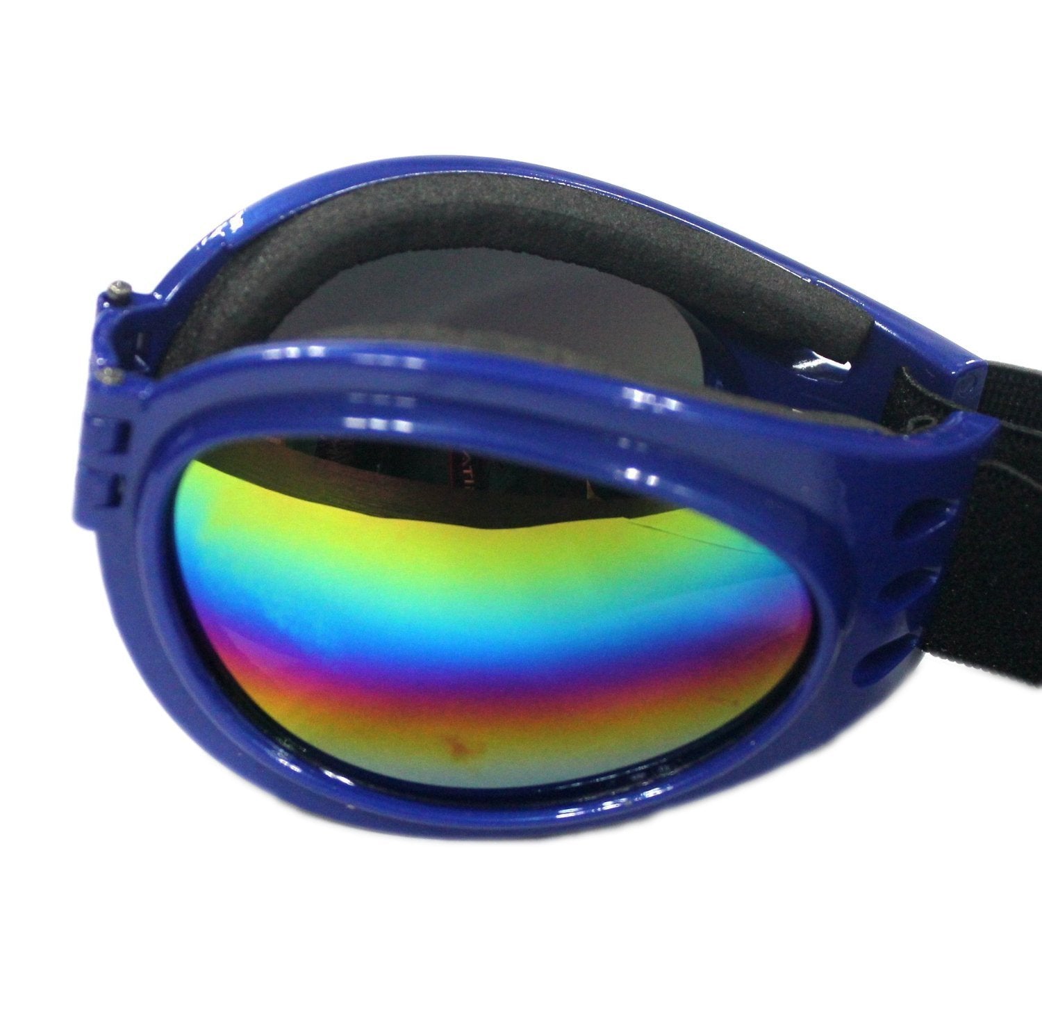 Foldable Dog Sunglasses Pet Goggles For Dog Eye Protection Outdoor Sport Sunglasses For Midium Large Dogs (Blue)