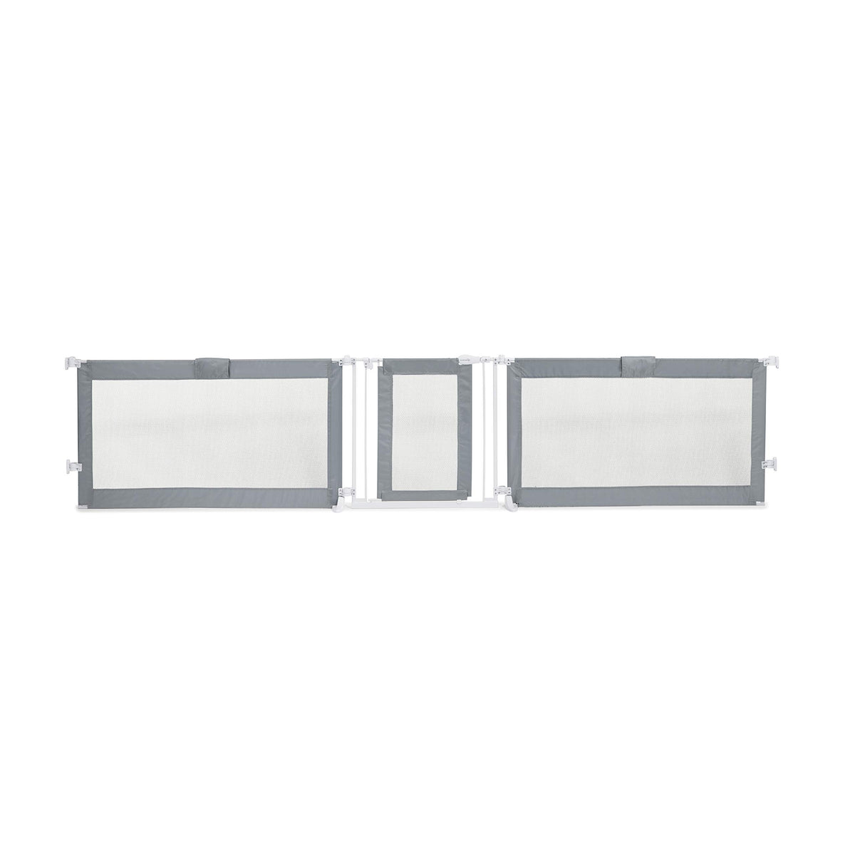 Summer Infant Custom Fit Walk-Thru Baby Gate, Gray, 30
