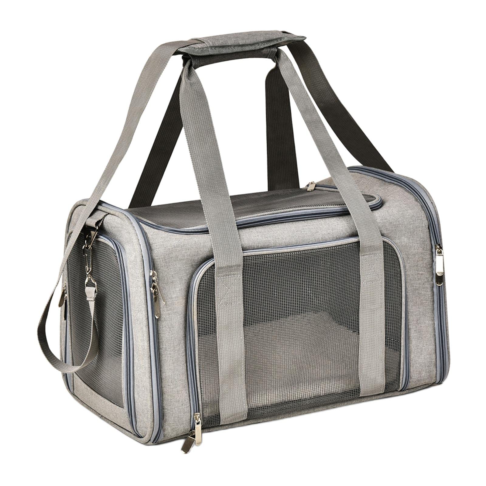Enakshi PVC Pet Carrier Transport Box Carrying Bag Travel Bag Collapsible 51x34x33cm |Pet Supplies | Dog Supplies | Carriers & T