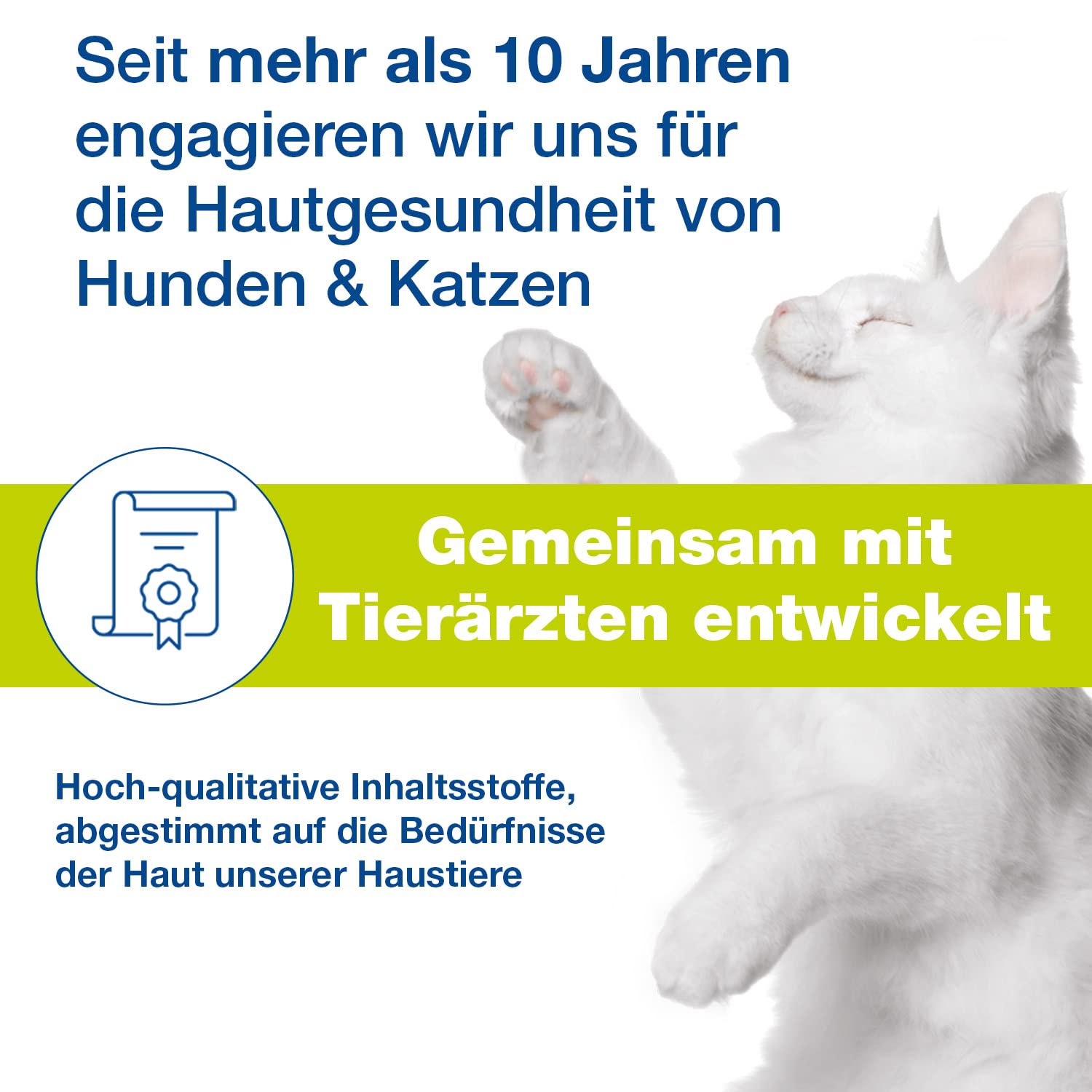 DOUXO S3 SEB Mousse, Dog & Cat Dandruff Solution, Soothing Leave-On Cat Mousse, Effective Mousse for Dog Dermatitis, Flaky & Oil