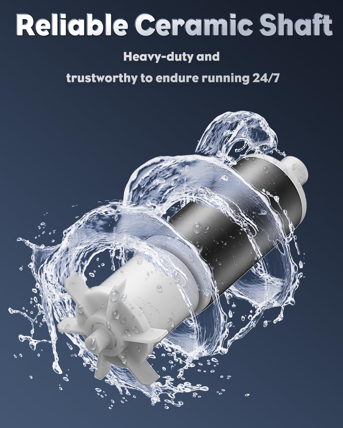 Pawfly Internal Aquarium Filter for 120-200 Gallon Fish Tanks Adjustable Fish Tank Filter with 550 GPH Powerful Water Pump Ultra