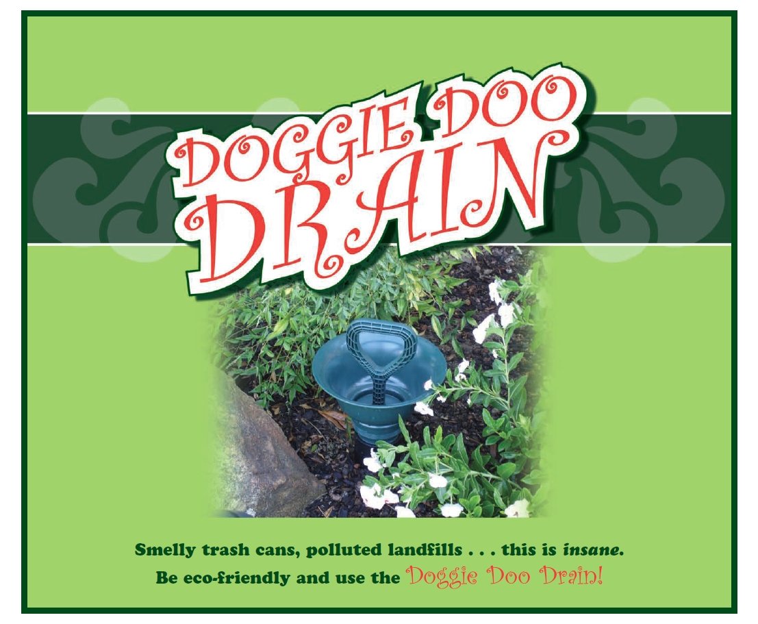 Doggie Doo Drain Dog Waste Sewer Line Attachment