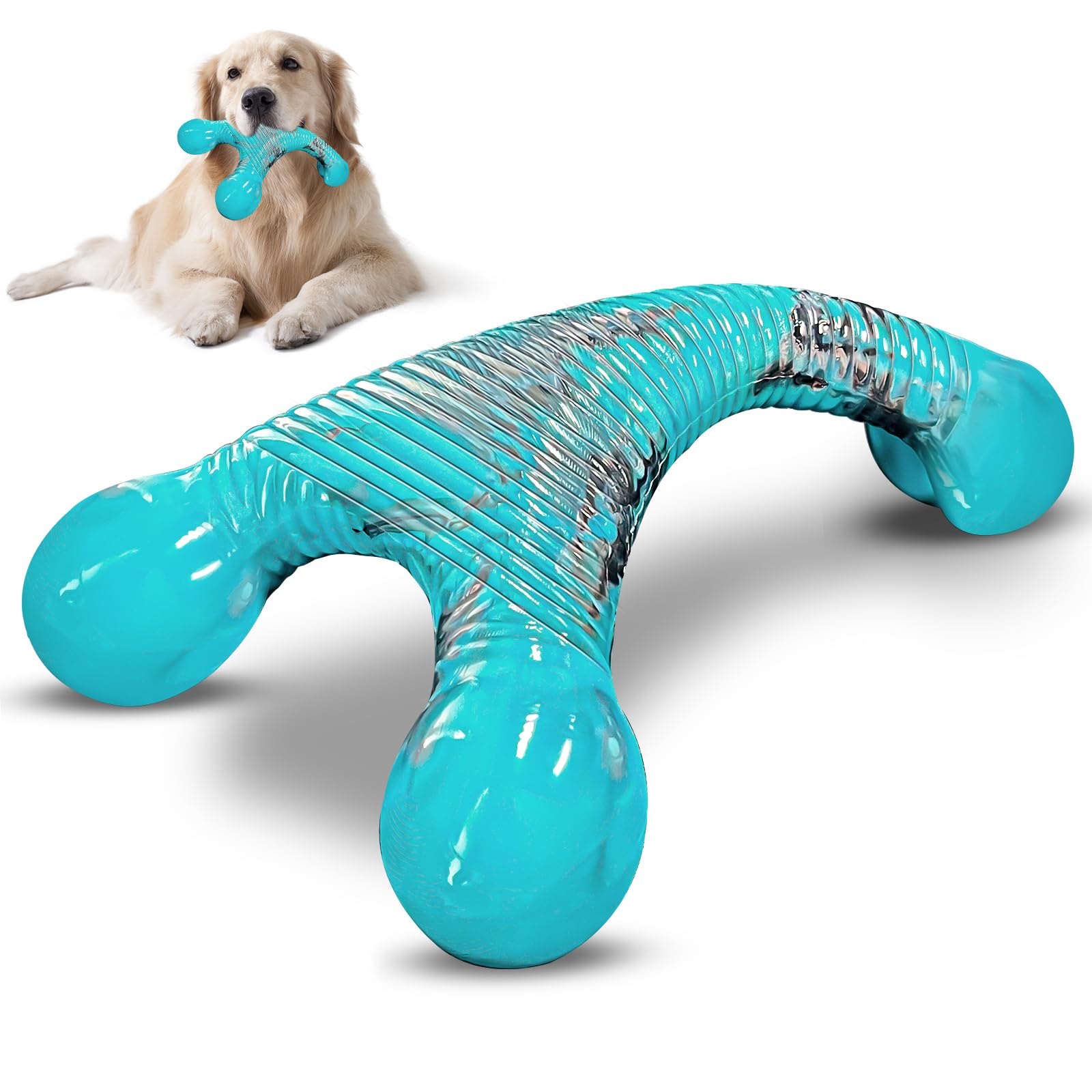 Fuufome Dog Chew Toy For Aggressive Chewers, Indestructible Tough Dog Toys For Large/Medium/Super Chewer Dogs