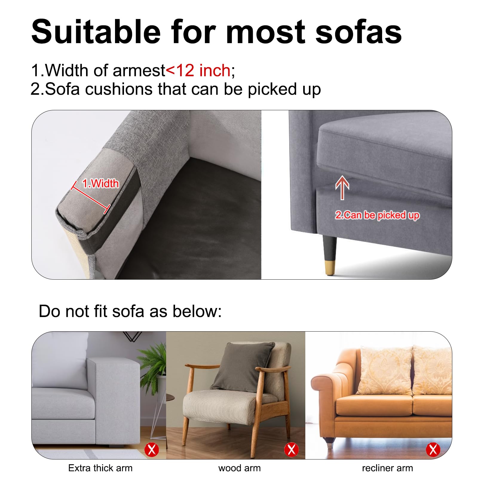 Cat Scratch Furniture Protector With Natural Sisal For Protecting Couch Sofa Chair Furniture