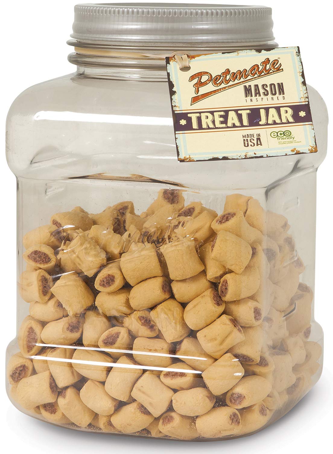 PETMATE MASON TREAT JAR 150OZ, Made in USA