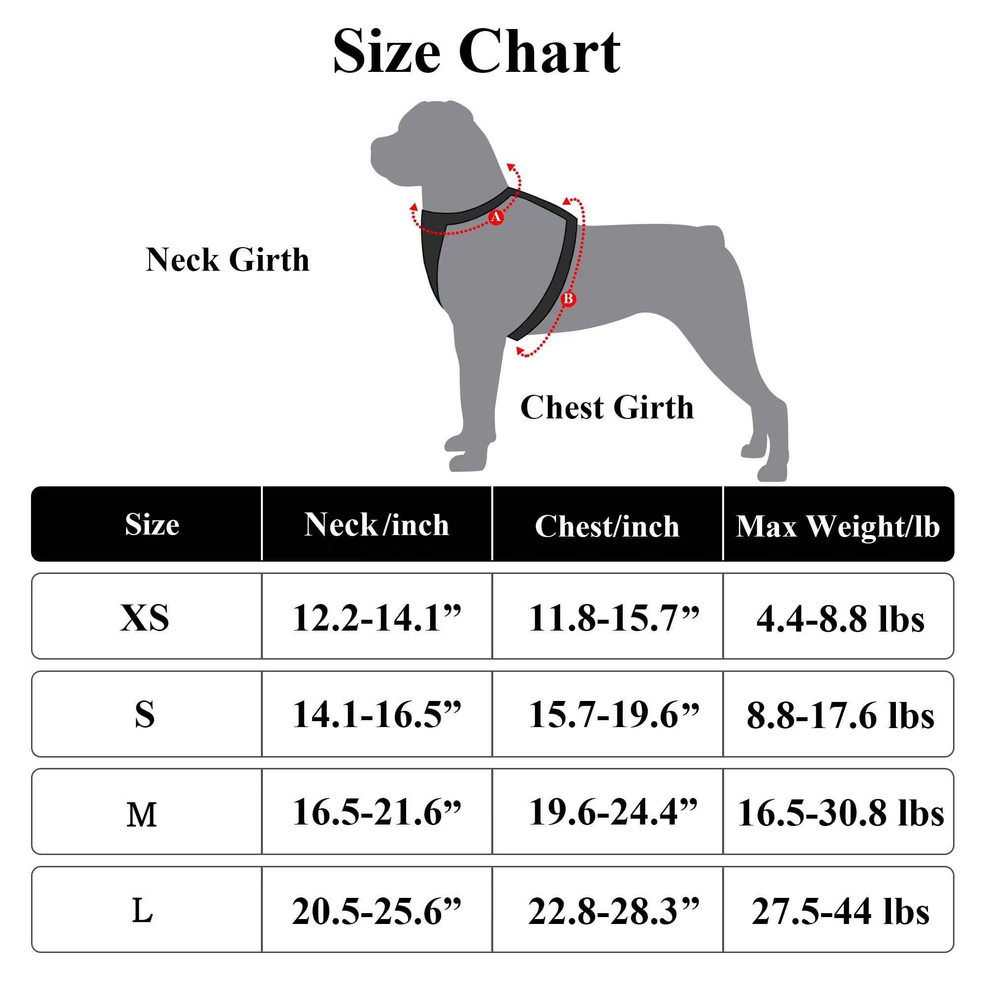Huggiegems Adjustable Dog Harness Vest And Leash Set For Small, Medium Dogs No Pull, Step In Escape Proof Reflective Easy Walk Puppy Harness, Black, S (Comes With A Measuring Tape)