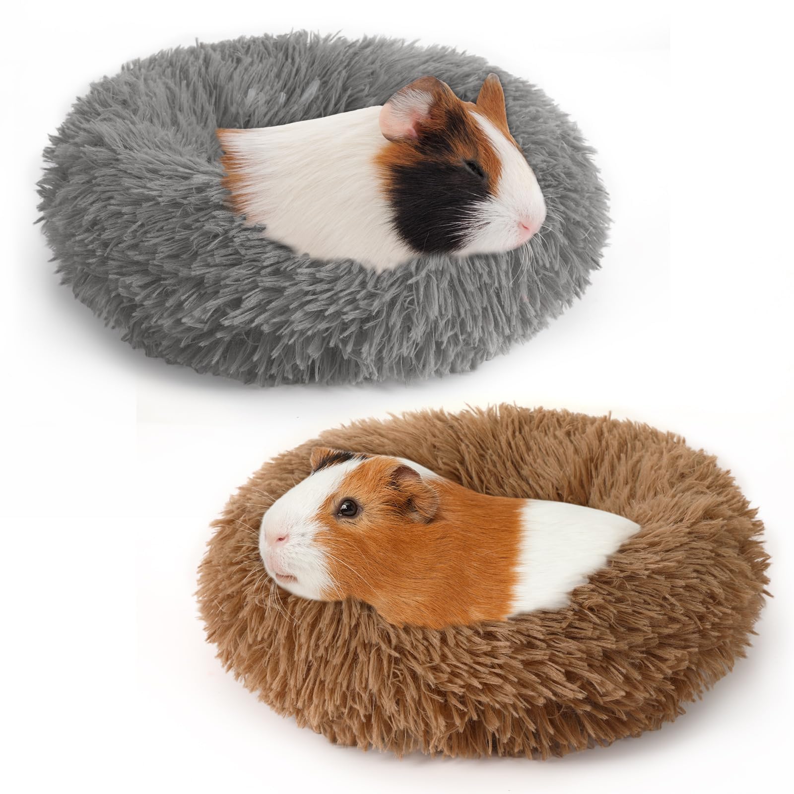 Petknows 2 Pieces Guinea Pig Beds, Hamster Beds, Thickened And Warm Winter Guinea Pig Beds For Dwarf Rabbits, Chinchillas, Hamst