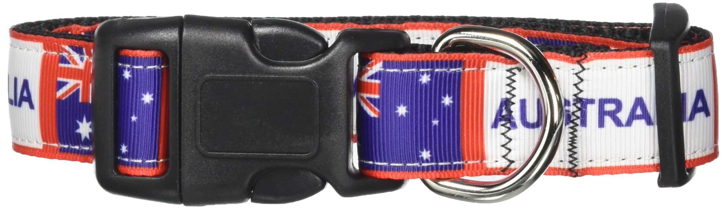 Pet Dog & Cat Nylon Collar or Leash, &quot;Australia Flag&quot; MD Collar