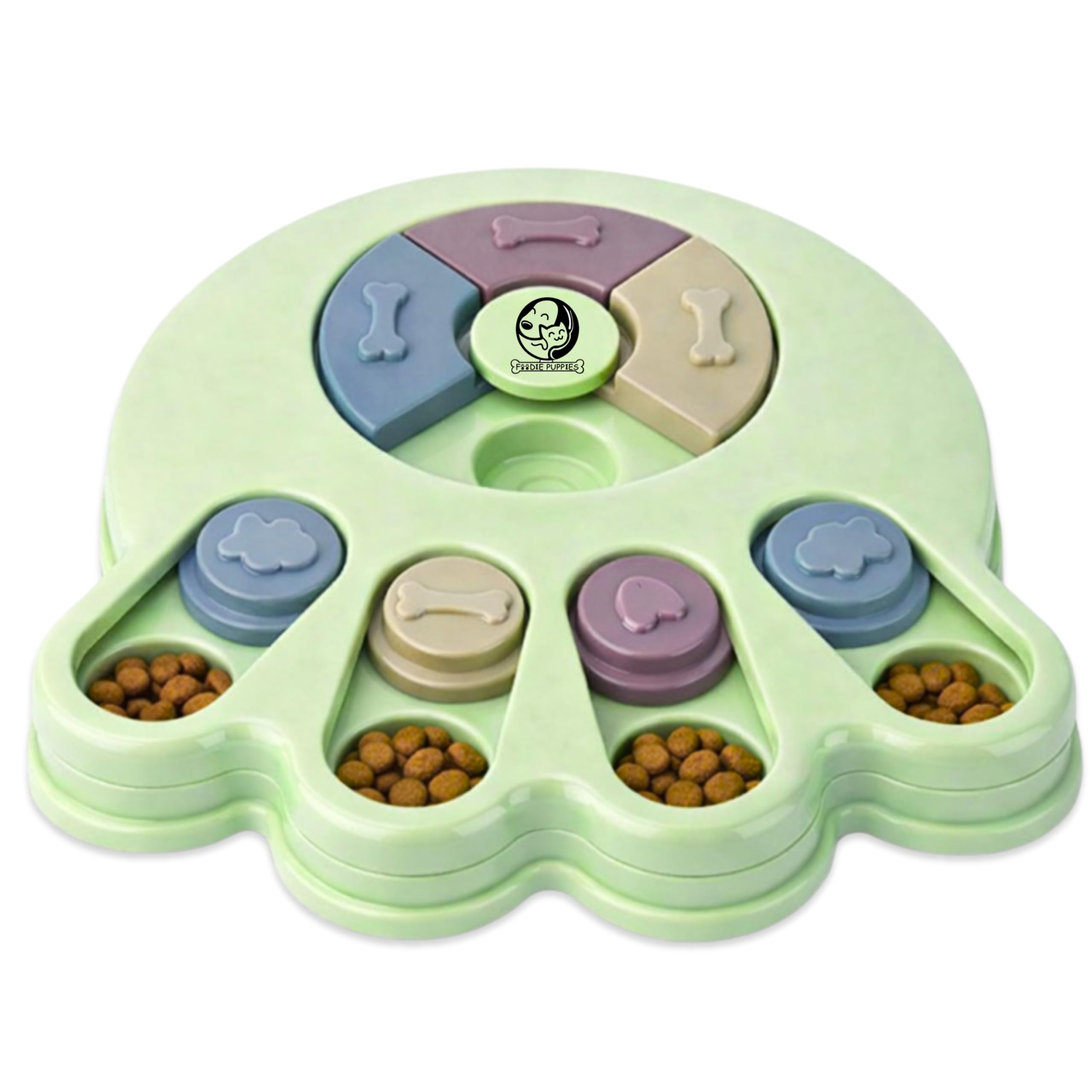 Foodie Puppies Pet Puzzle Toy For Dispensing Treats, Pet Toys Game For Training And Slow Feed, NonSlip Feeder Designed For Dog,