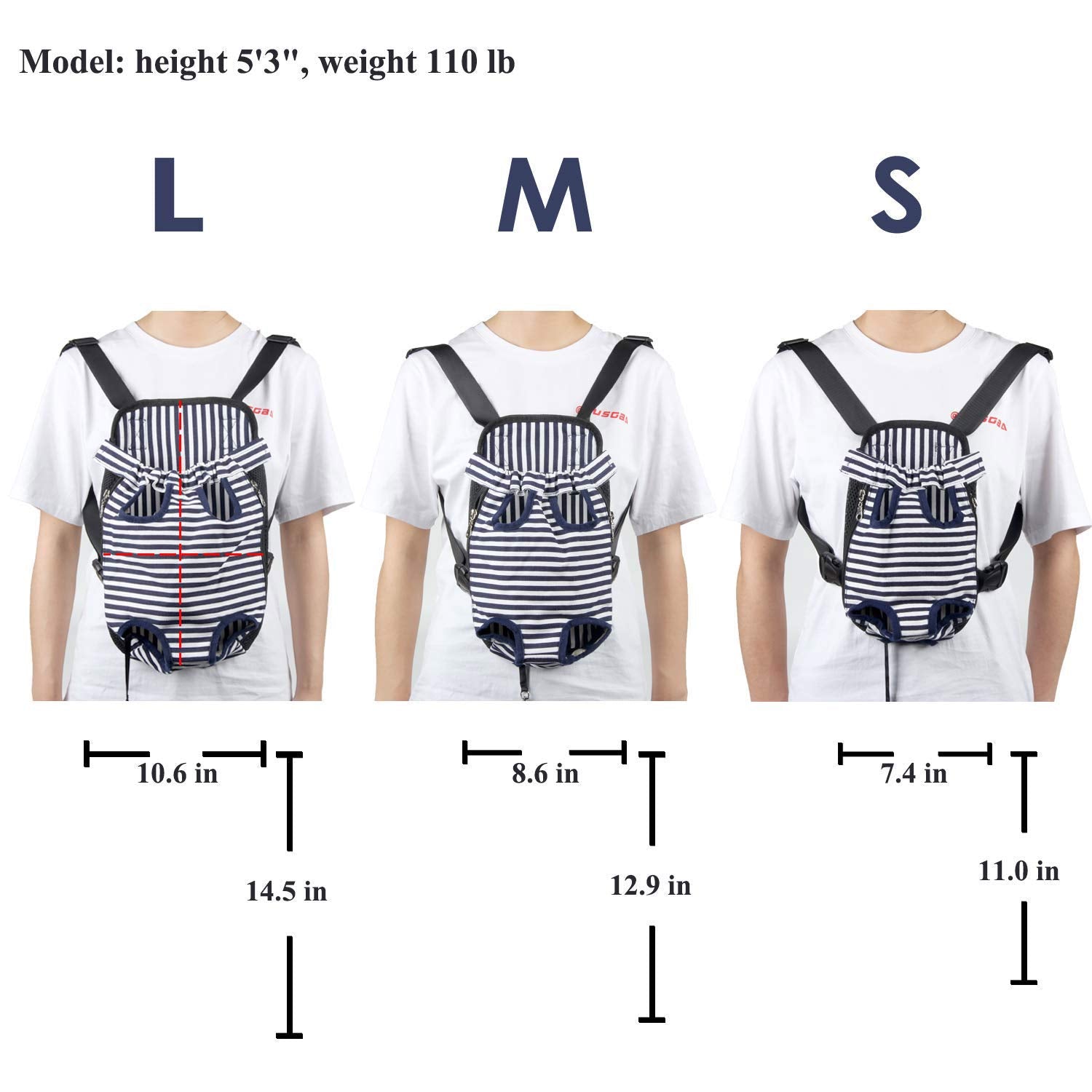 Dog Carrier Comfortable Legs Out Front Pet Carrier Backpack Cat Puppy Tote Holder Bag With Shoulder Strap And Sling For Outdoor