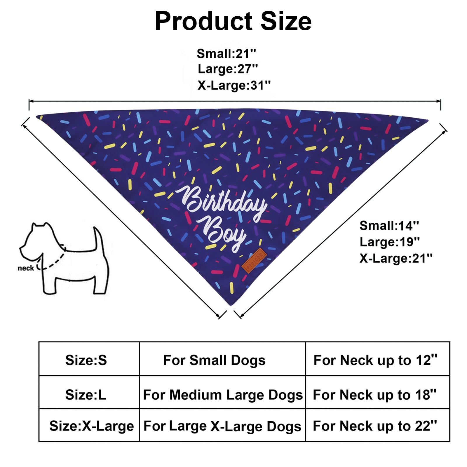 Ptdecor Dog Birthday Party Supplies, Birthday Boy Bandana Golden King Crowns With Numbers Puppy Blue Dog Bow Set For Large And E