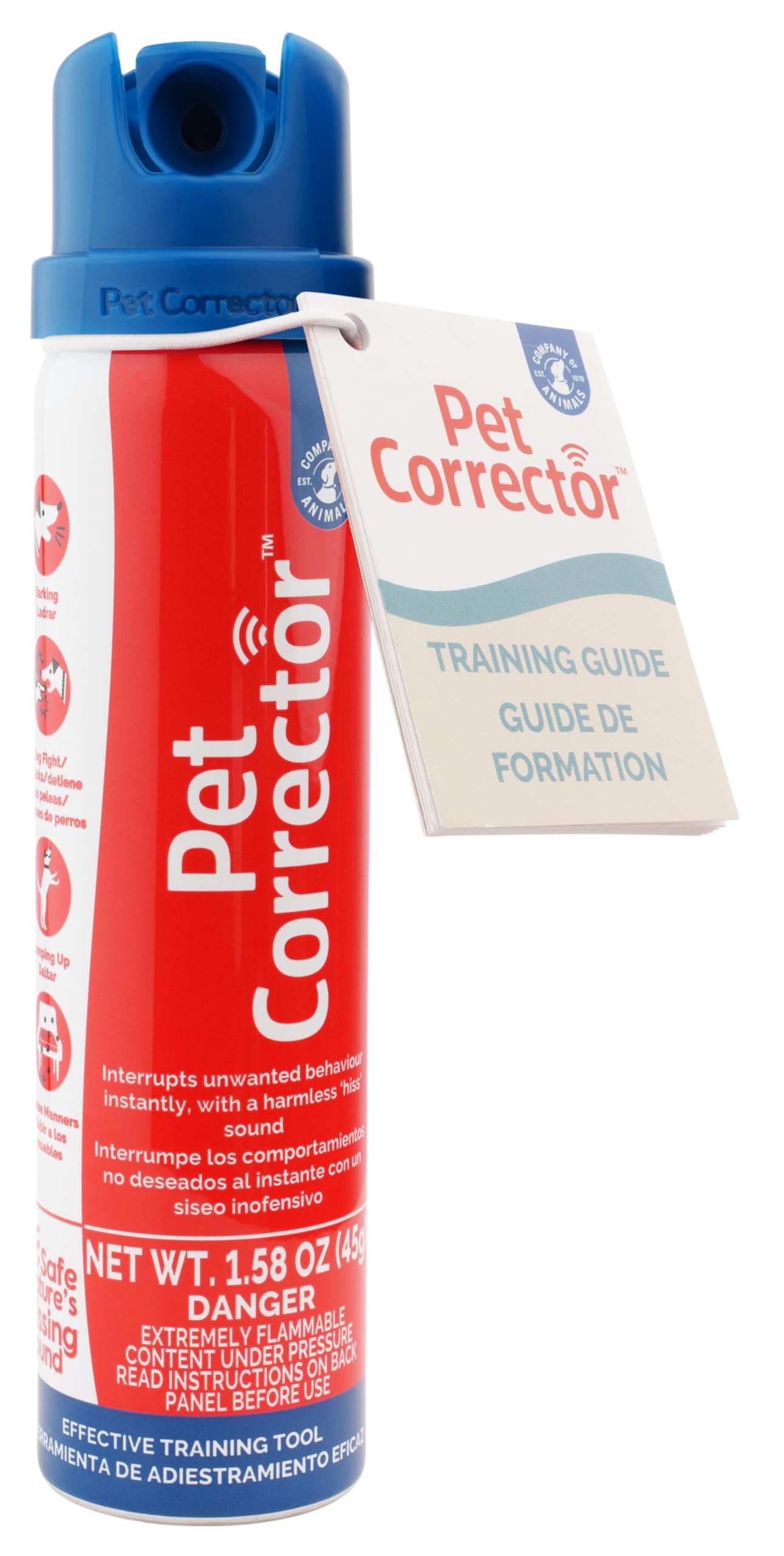 PET CORRECTOR Dog Trainer, 50ml. 2 Pack- Stops Barking, Jumping Up, Place Avoidance, Food Stealing, Dog Fights & Attacks. Help s