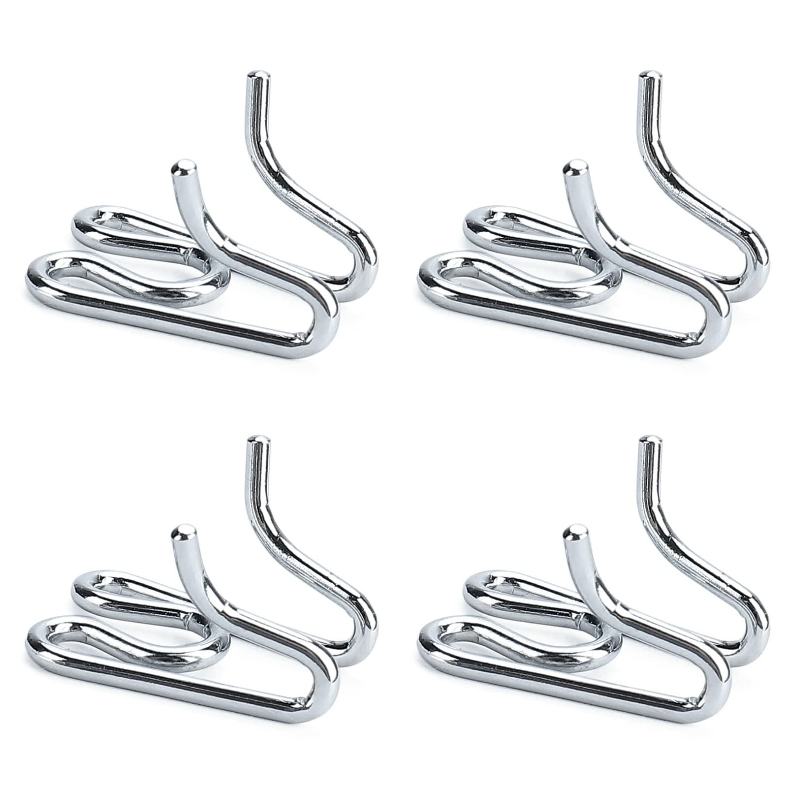 Jipimon Dog Collar Extra Links Designed For Training Collars (4 Pack) Steel Chrome Plated Dog Training Collar Links (2.25Mm, Sil