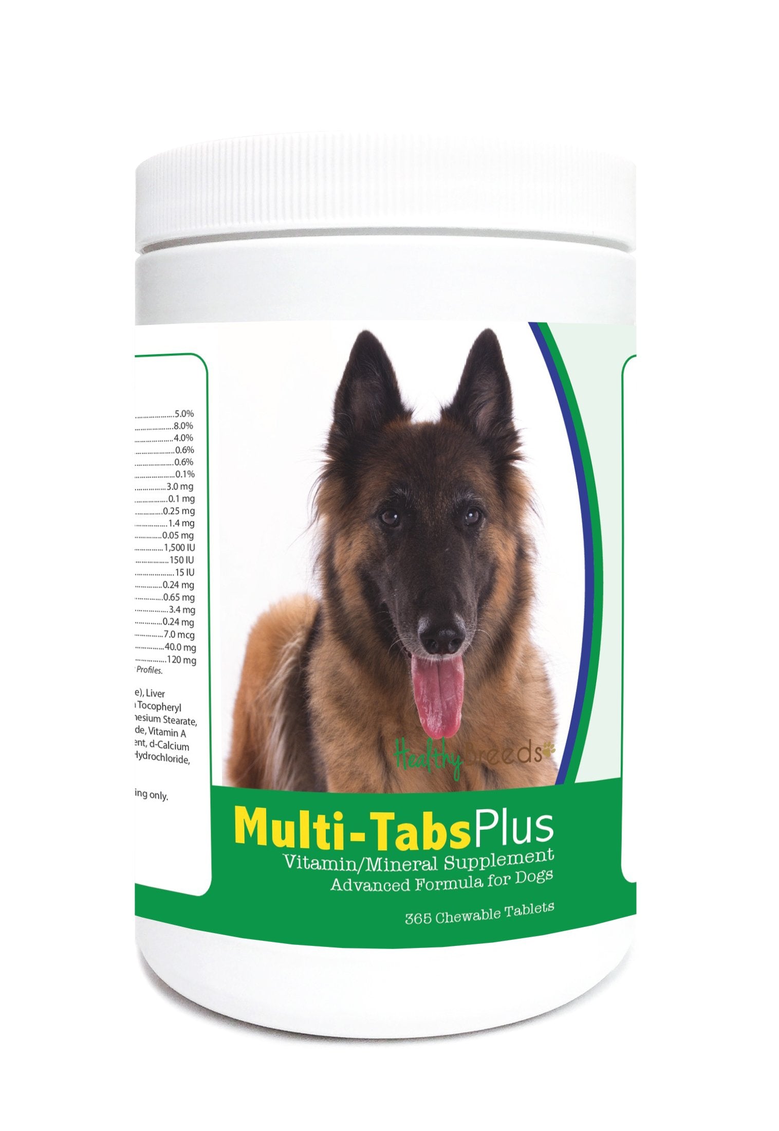Healthy Breeds Belgian Tervuren Multi-Tabs Plus Chewable Tablets 365 Count