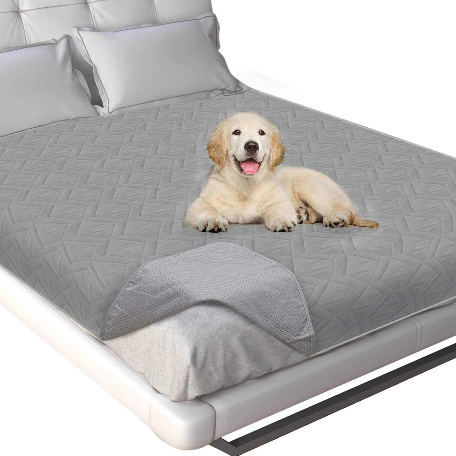 Moonsea Waterproof Dog Bed Cover Antislip Pet Blanket Sofa Couch Furniture Protector Cover For Kids Children Dog Cat(52'' X 82''