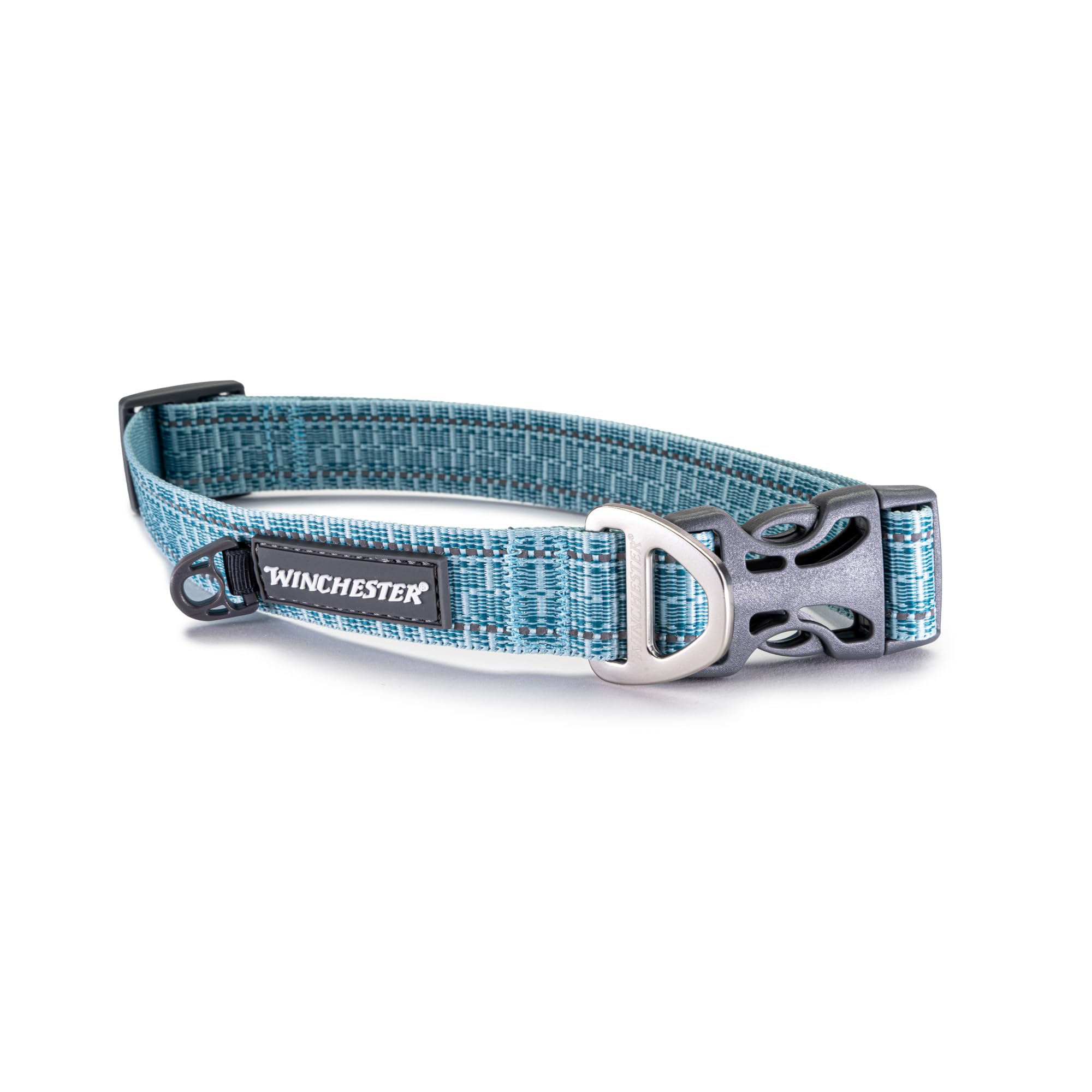 Winchester Pet Signature Ombre Dog Collar Aqua Haze, M
