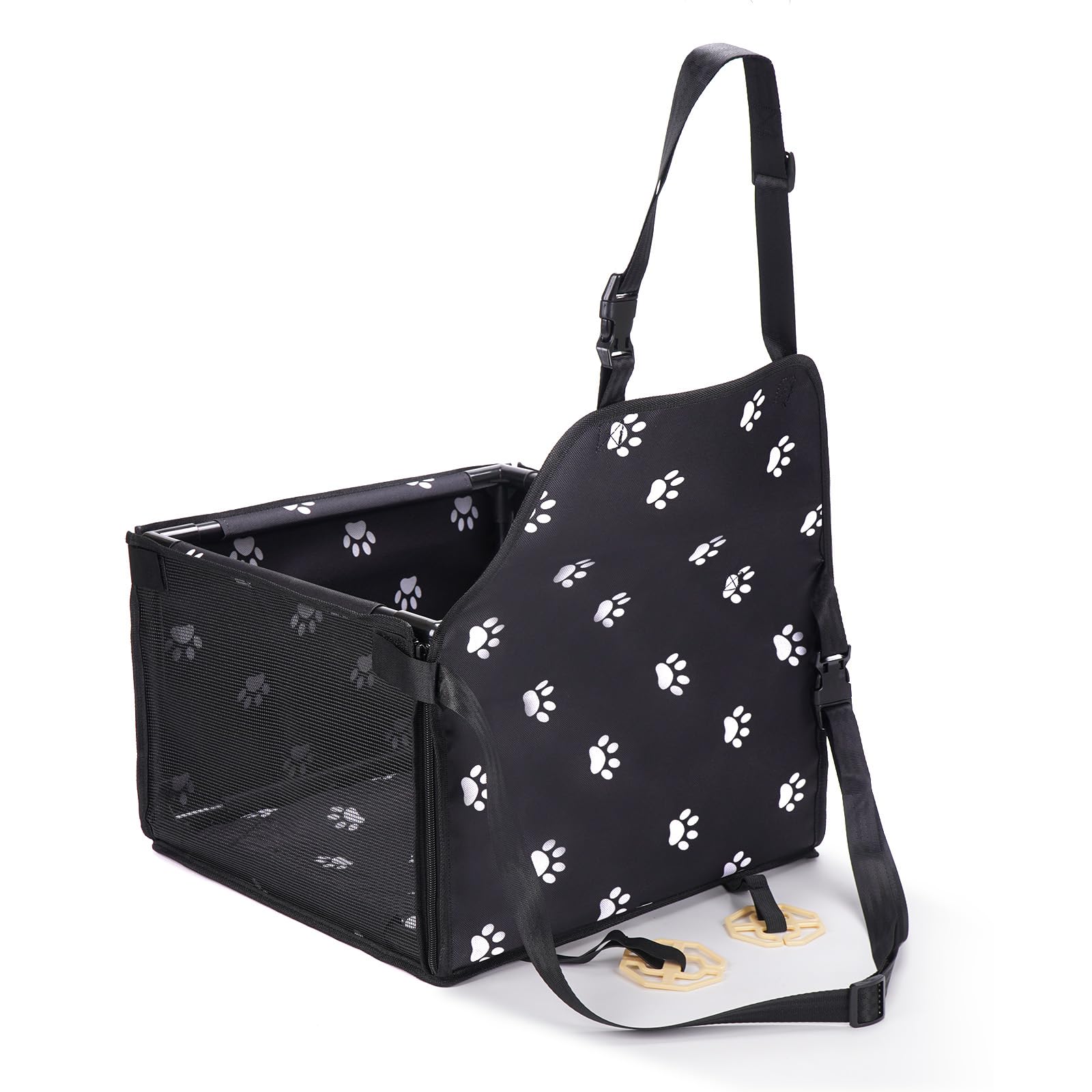 Genorth Medium Dog Car Seat Puppy Pet Booster Seat Pet Seats For Cars Vehicles Pet Travel Safety Car Seat For Medium Dogs Up To