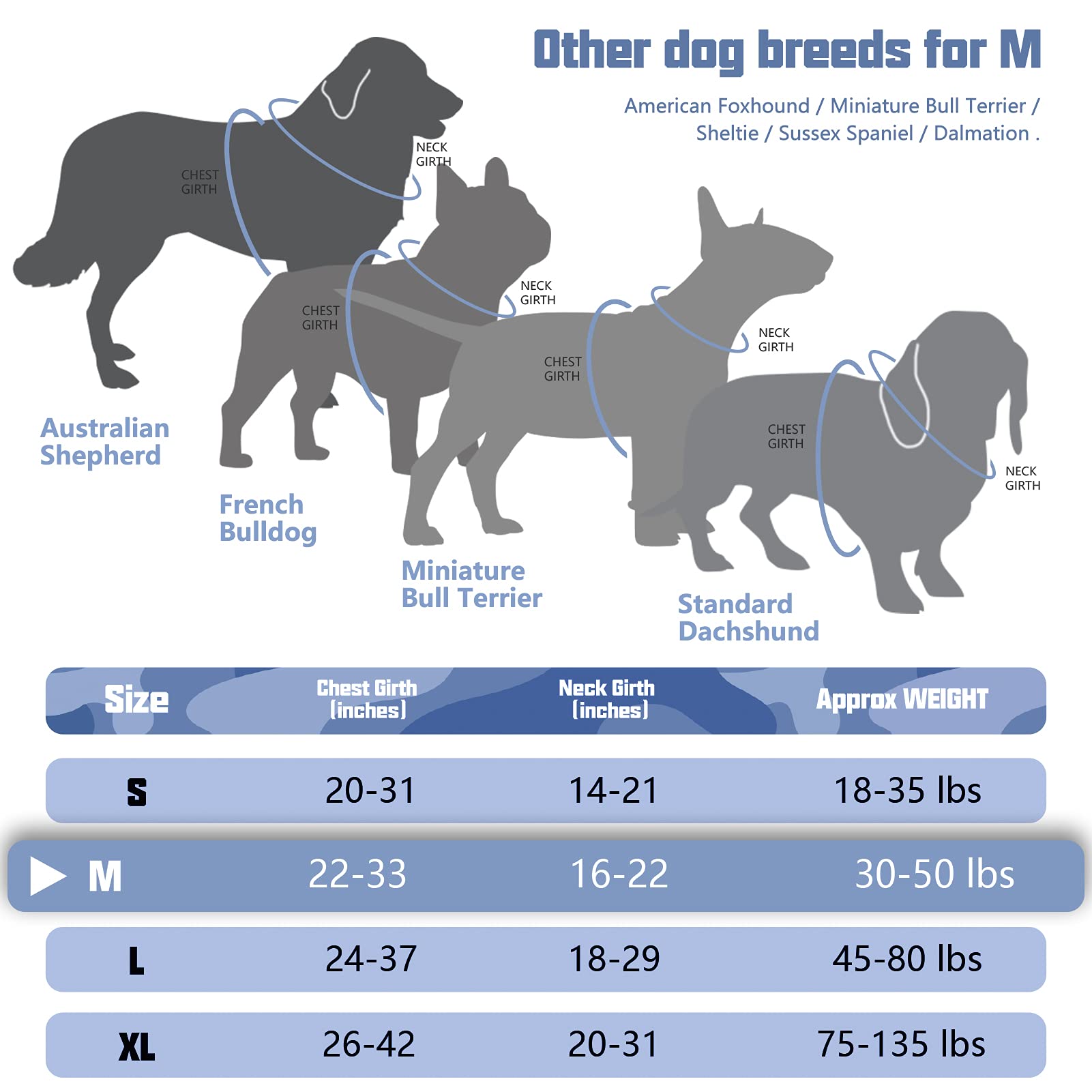 Auroth Tactical Dog Training Harness No Pulling Front Clip Leash Adhesion Reflective K9 Pet Working Vest Easy Control For Small Medium Large Dogs Blue Camo M