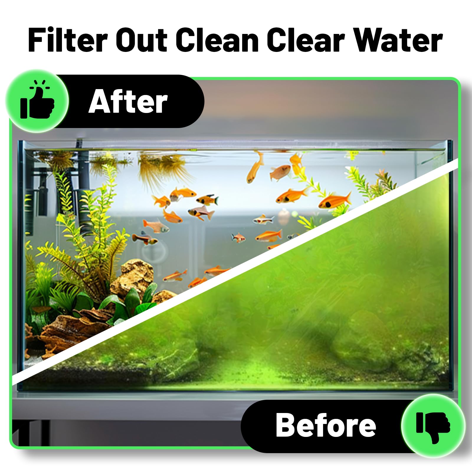 Hygger Aquarium Filter Media Pad Micro Fine Multi-Layer Fish Tank Filter Floss Water Polishing Filter Pad Sump Canister Filter M