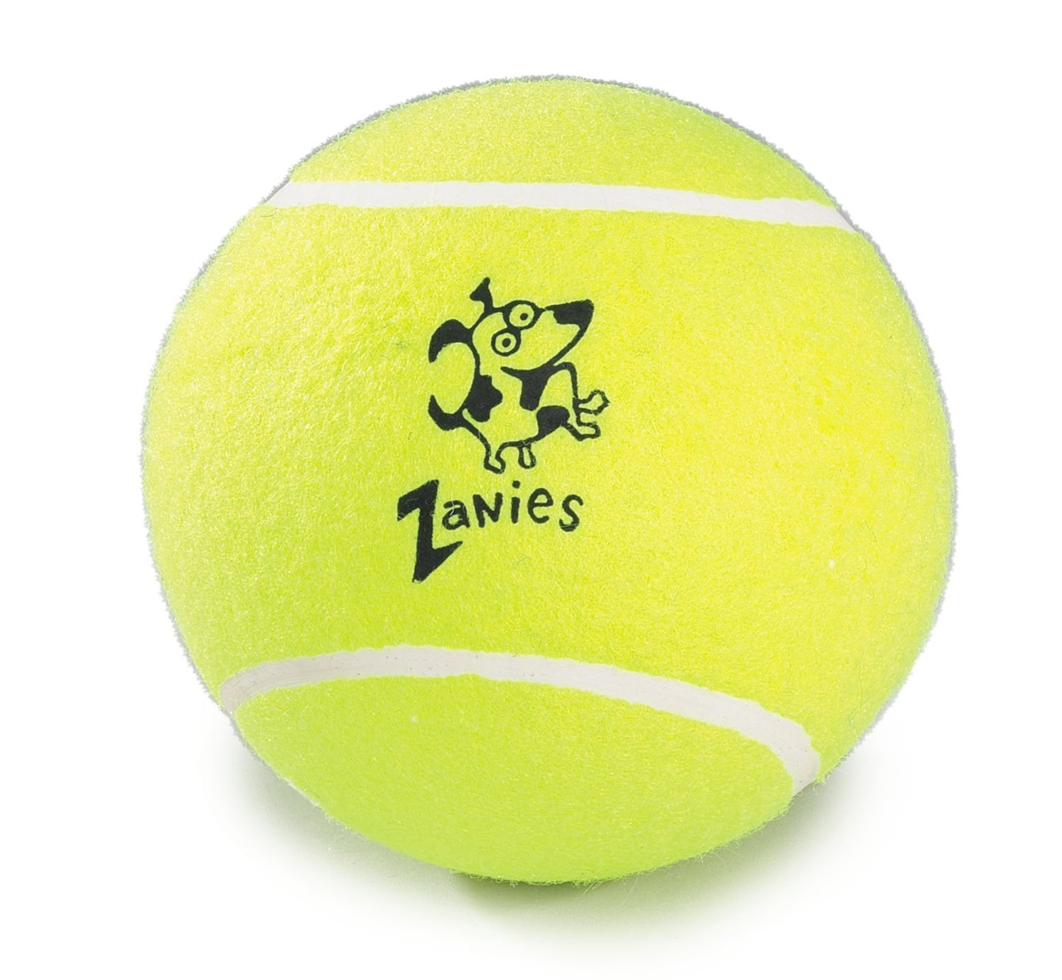 Zanies 5' Tennis Ball For Dogs, 2-Packs