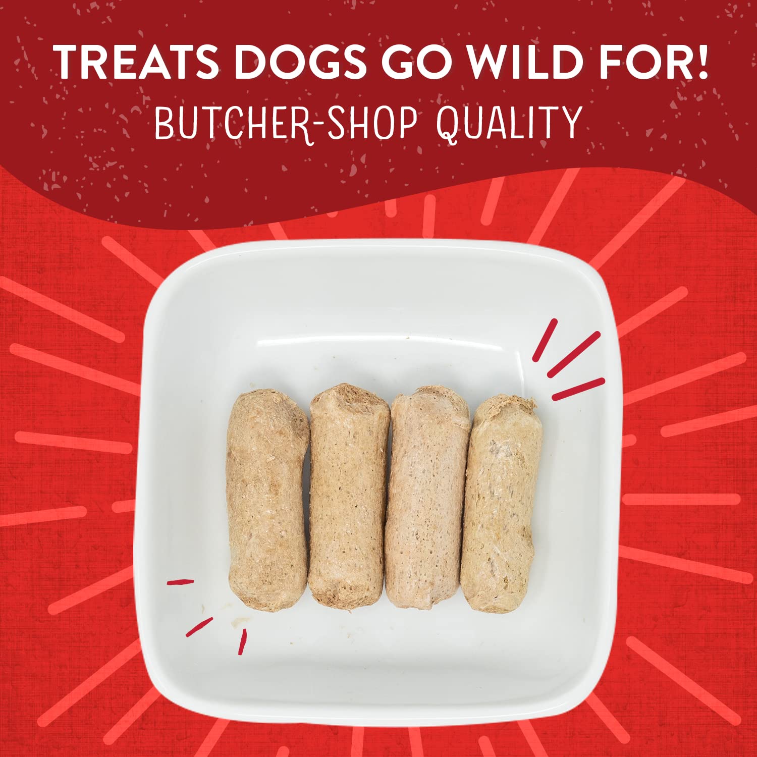 Stella & Chewys Freeze-Dried Raw Wild Weenies Dog Treats - High-Protein Training Treats for Dogs & Puppies - All-Natural Bacon
