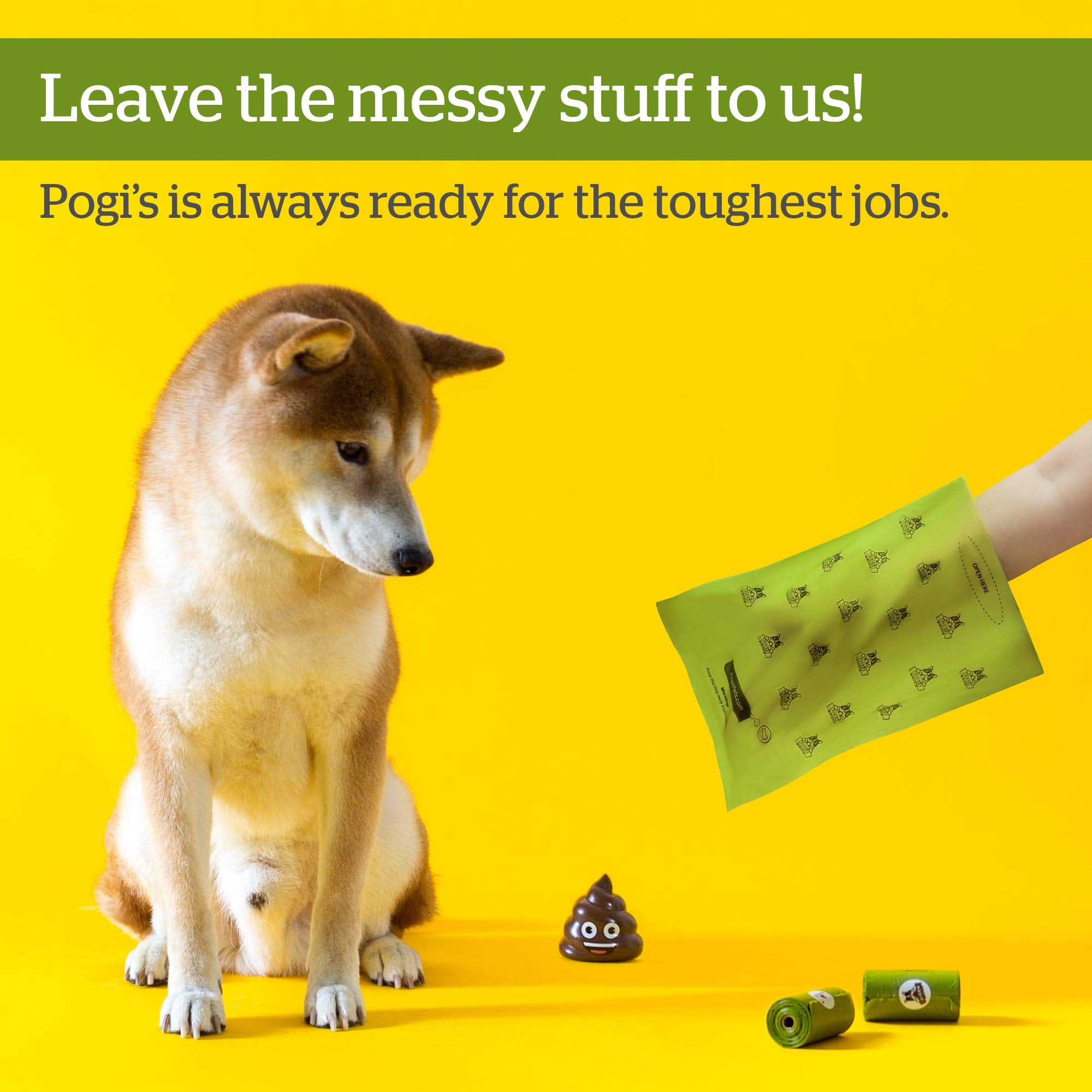 Pogi’S Dog Poop Bags - 50 Unscented Rolls (750 Doggie Poop Bags) + 2 Dog Poop Bag Holders For Leashes - Leak-Proof Dog Waste Bags - Ultra Thick, Extra Large Poop Bags For Dogs
