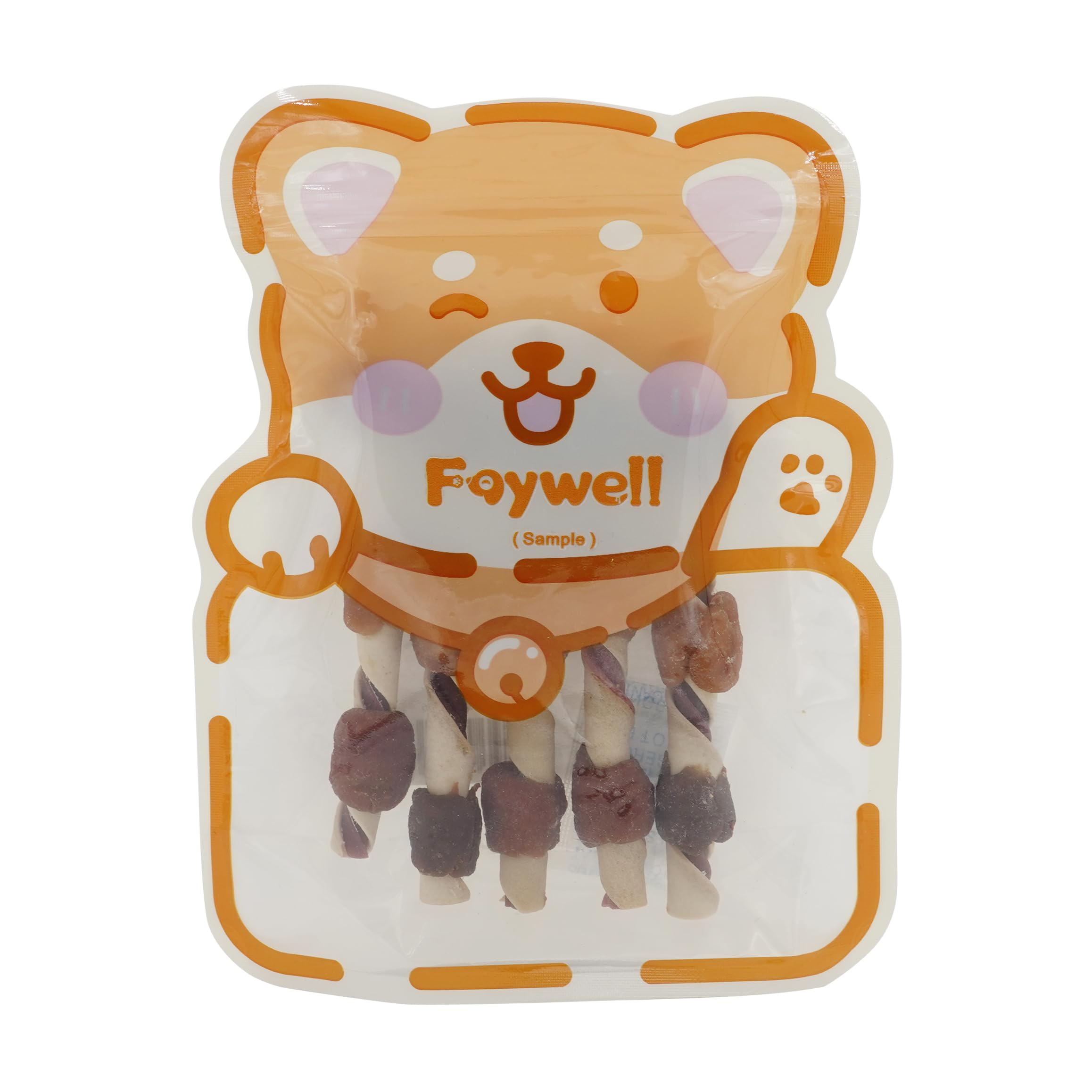 FAYWELL - Combo Kabob Dog Natural Treats, Rich in Protein & Vitamins & Probiotics, Supports Oral Health, Digestible (5pk)