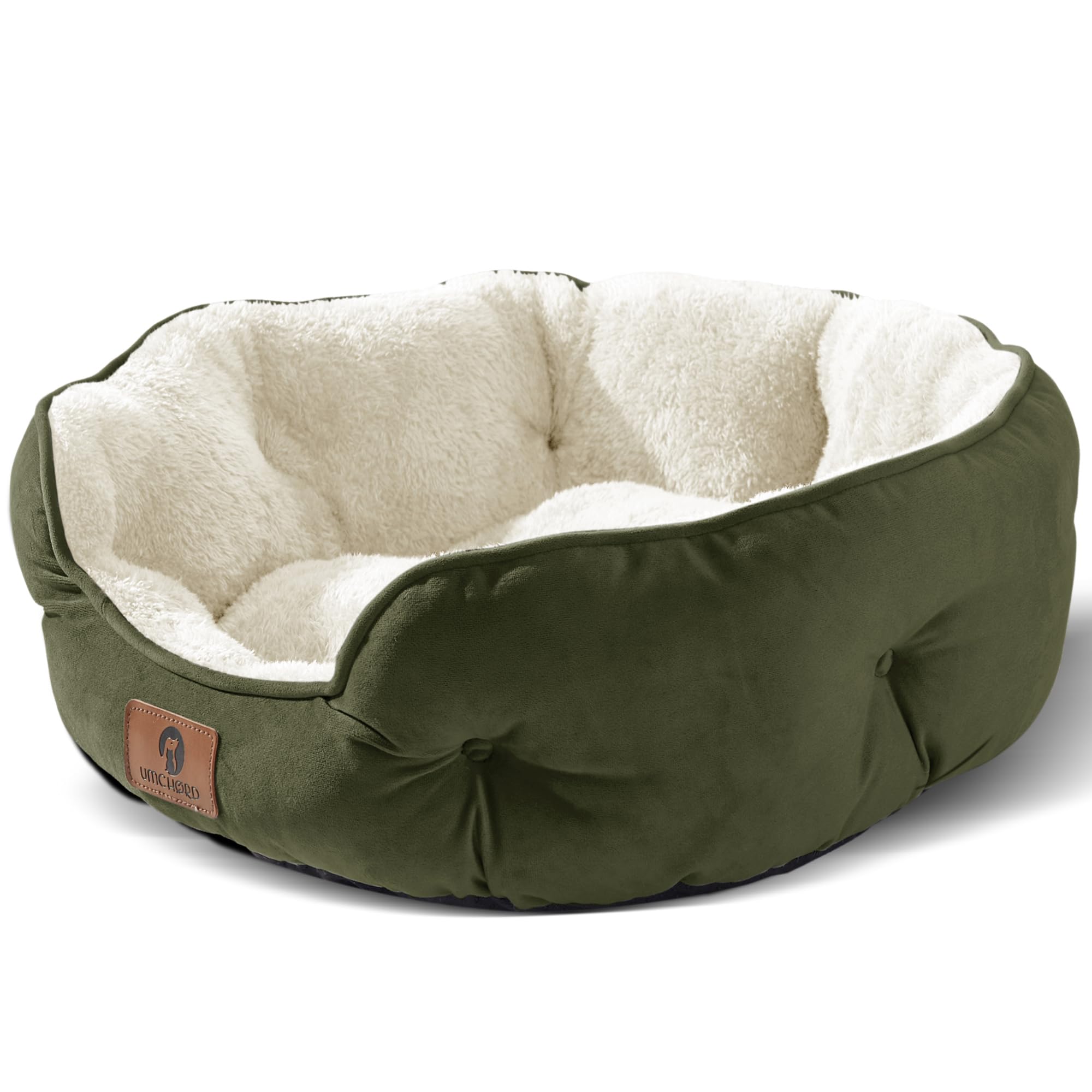Asvin Medium Dog Bed For Medium Dogs, Cat Beds For Indoor Cats, Pet Bed For Puppy And Kitty, Extra Soft & Machine Washable With 