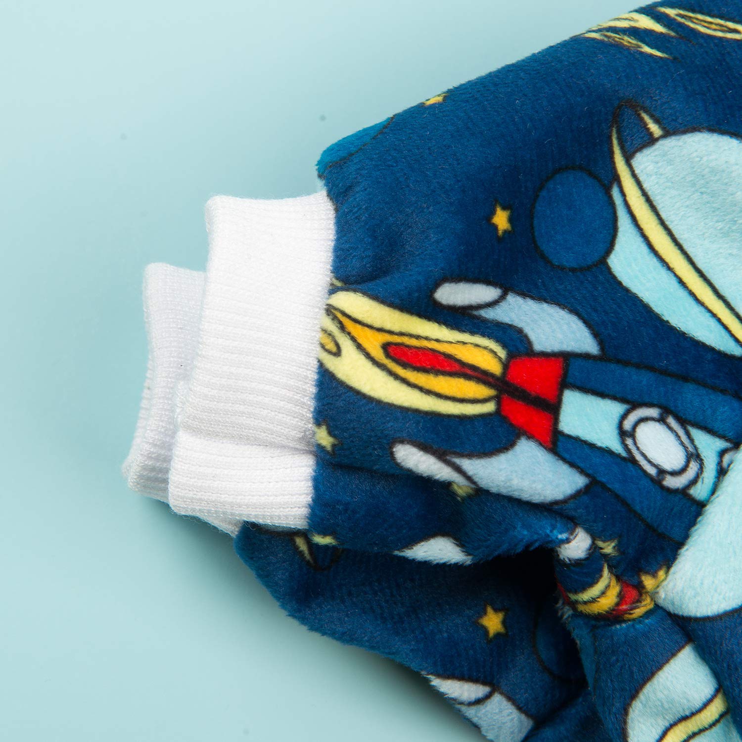 Cutebone Rocket Dog Pjs Medium Onesies Pet Clothes Jumpsuit Apparel Soft Pajamas P16M