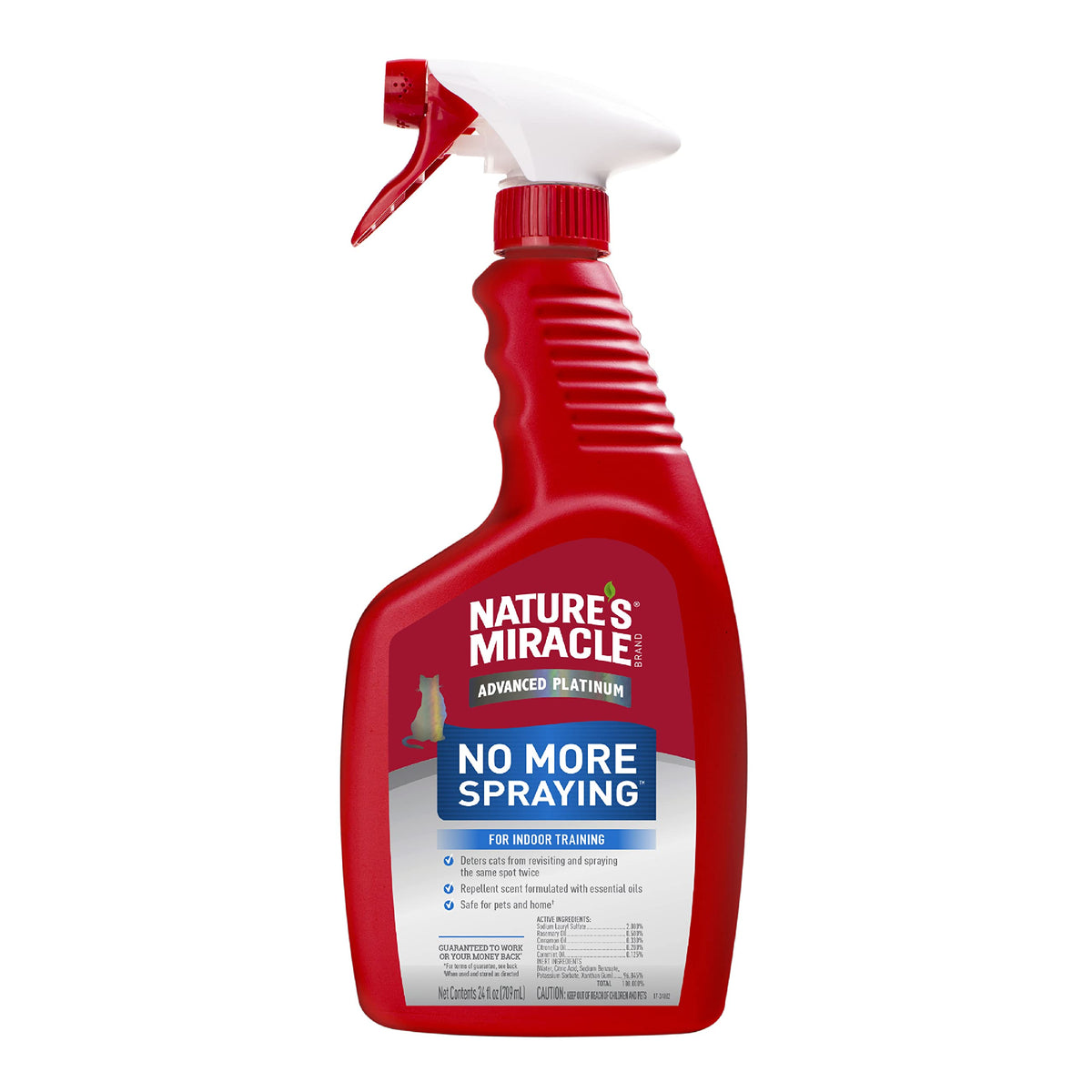 Nature'S Miracle Advanced Platinum No More Spraying New Formula - 24Oz