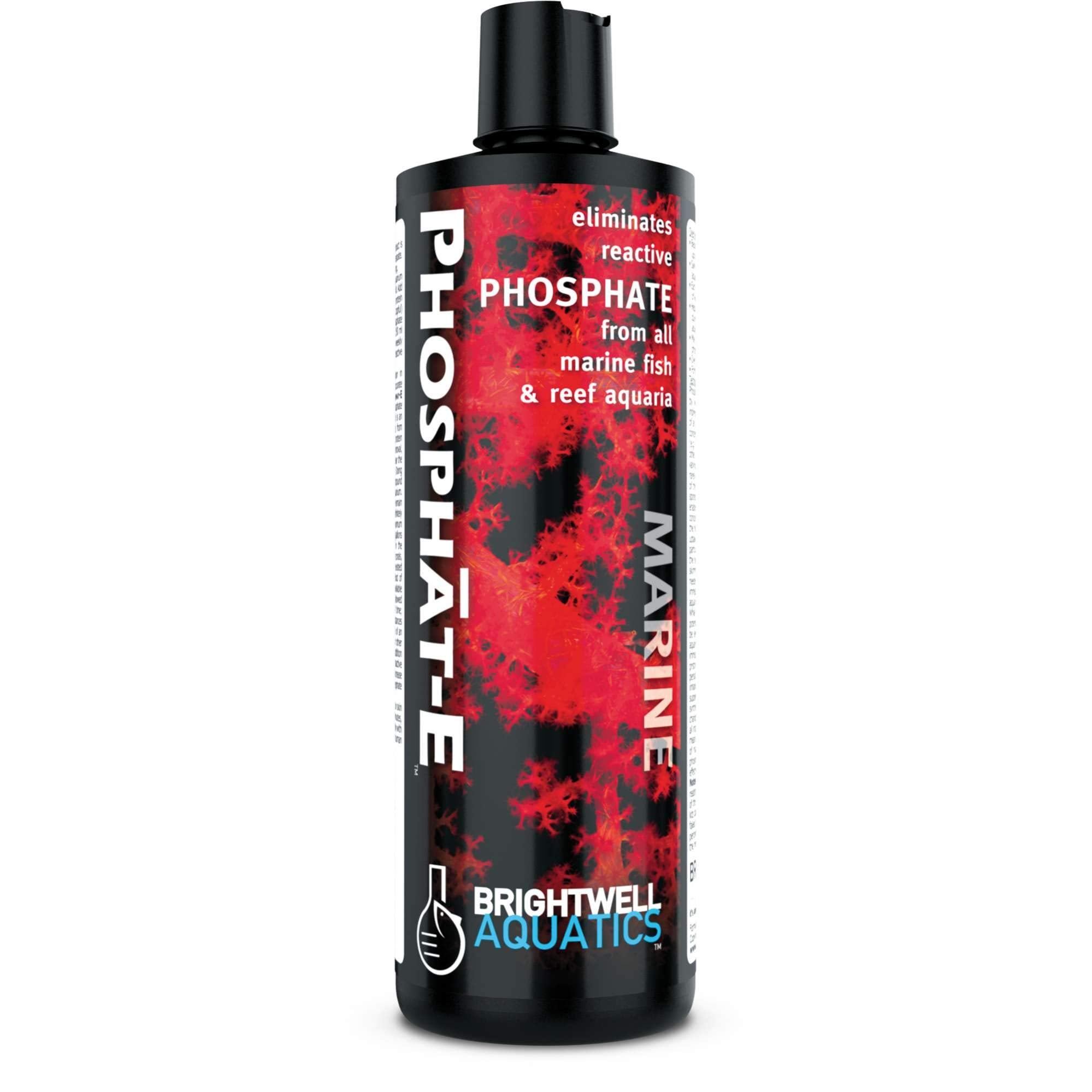 Brightwell Aquatics Phosphat-E Liquid Phosphate Remover for Marine Fish and Reef Aquariums - Aquarium Water Treatments, 4.2 fl o
