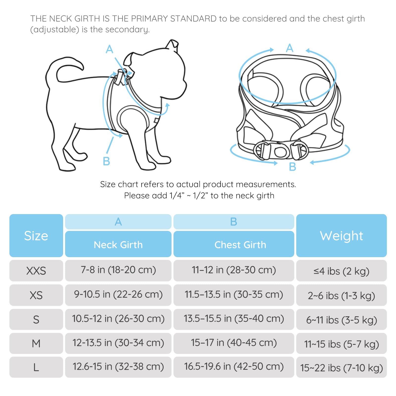 Bella & Pal Puppy Harness With Leash Set, Dog Harness For Small Dogs No Pull, Dog Leash For Small Dogs, Step In Harness For Extra Small Dogs, Blue Harness, Xs