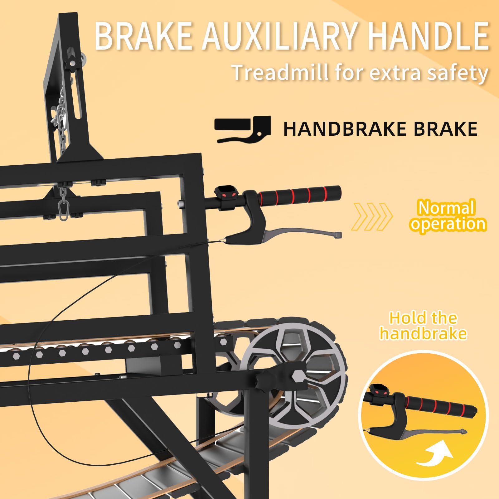 Dog Treadmill With Disc Brake, Resistance Adjustment & Paw-Friendly Pe Slatmill - Heavy Duty Dog Treadmill For Large & Medium Do