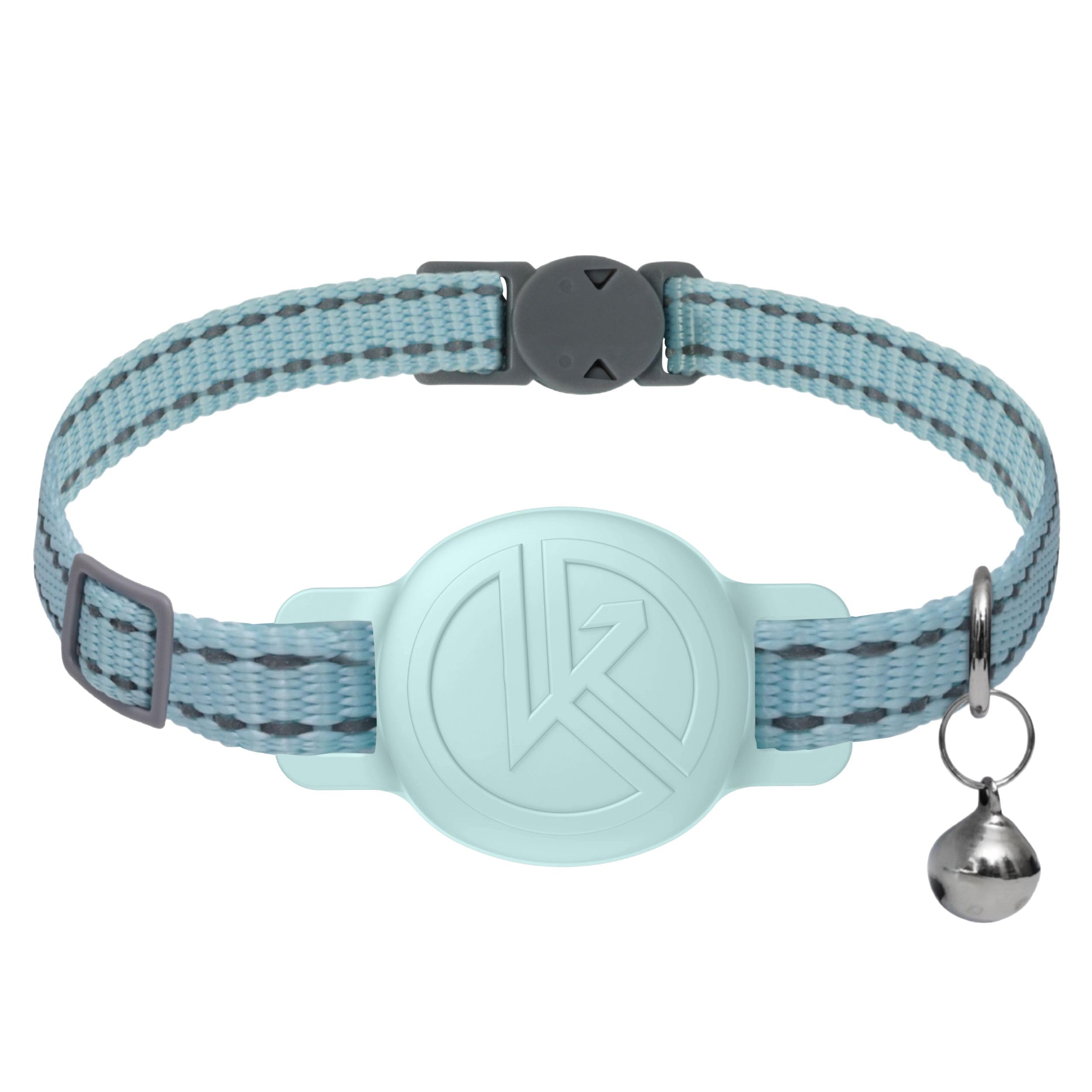 Kitty Kompass Tile Sticker Holder Cat Tracking Collar (2022) - Breakaway, Reflective Kitten Collar With Tile Sticker Holder And 