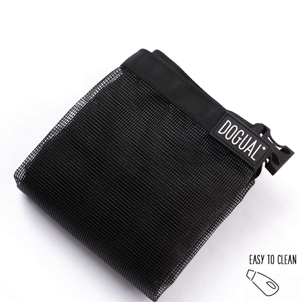 Dogual Dog Car Net Barrier - Universal Fit Sturdy Mesh, Easy To Install, Convenient For Air Conditioning, Easy To Clean & With F