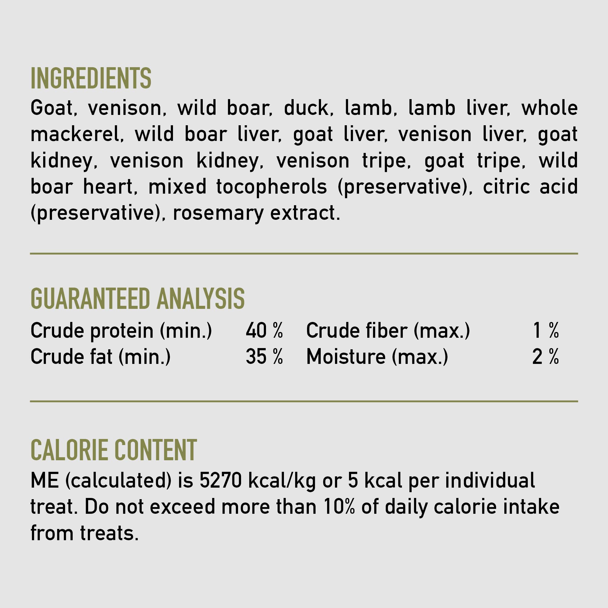 ORIJEN Freeze Dried TUNDRA Dog Treats, WholePrey Ingredients, 3.25oz