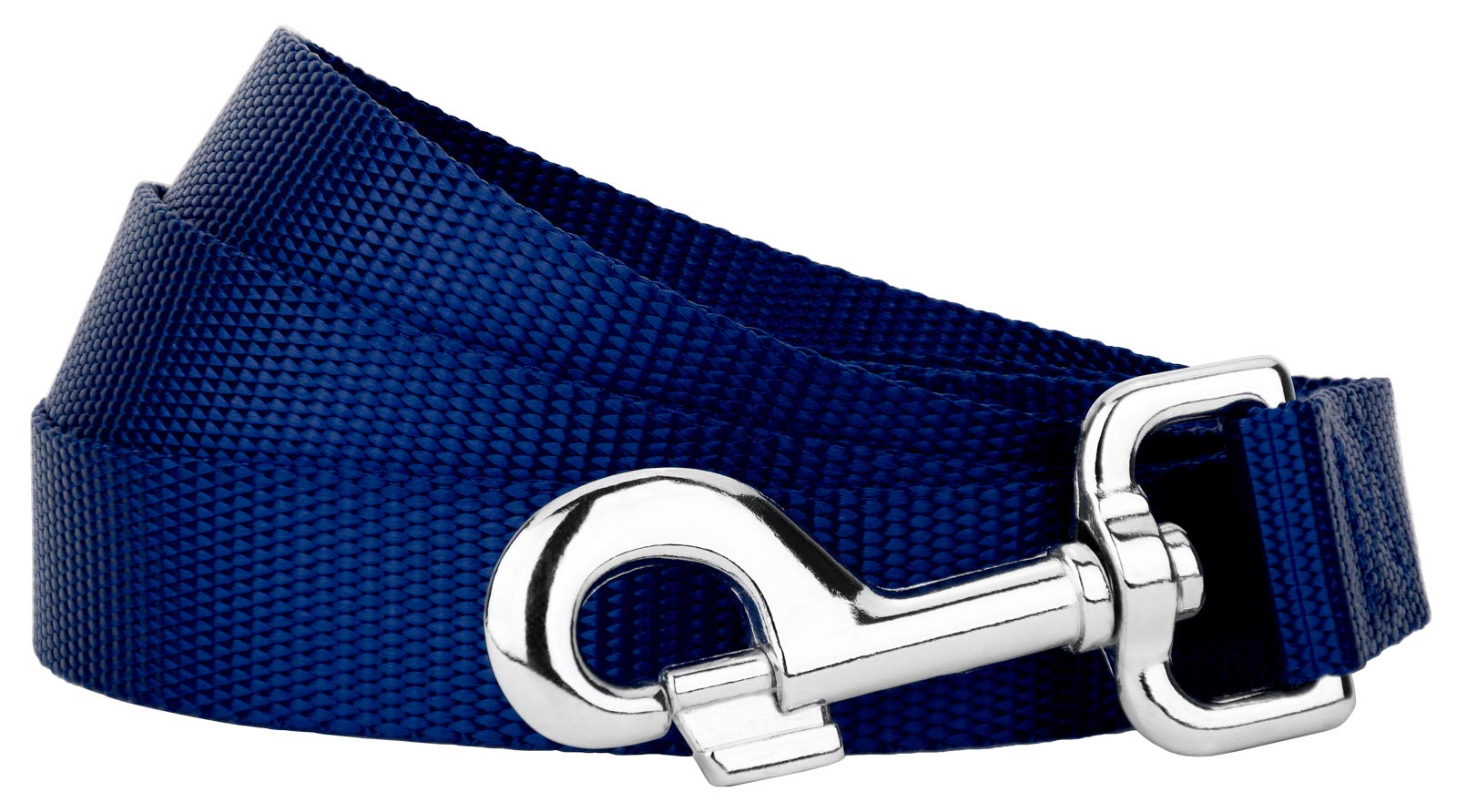 Country Brook Petz 1 Wide Heavy-Duty Nylon Leash for Dogs - Traditional Style Durable Leash with Easy-to-Use Snap - Made in The