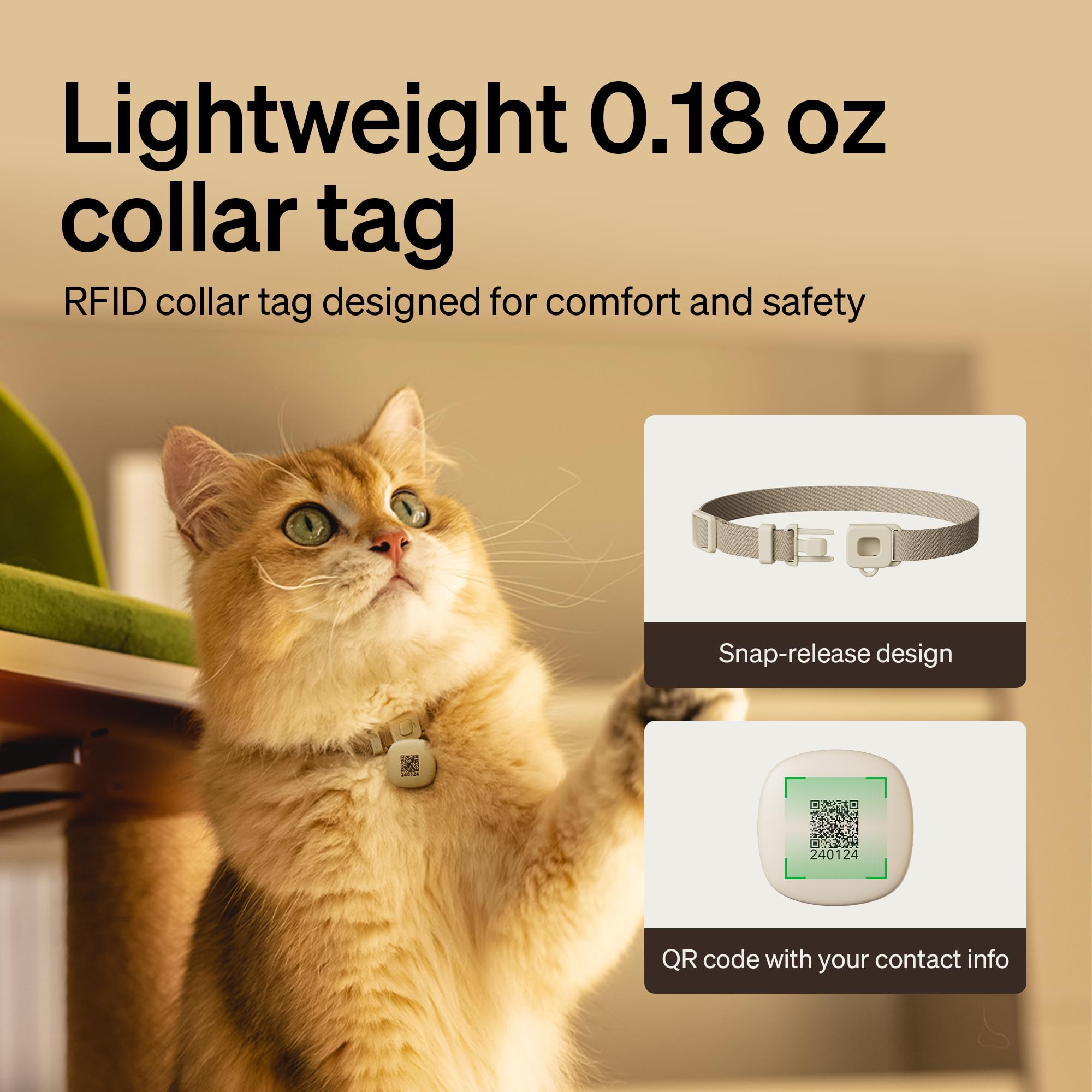 PETLIBRO RFID Automatic Cat Feeder, Collar Sensor for Personalized Meals, Cats Recognition, Diet Tracking and Anti-Stealing for