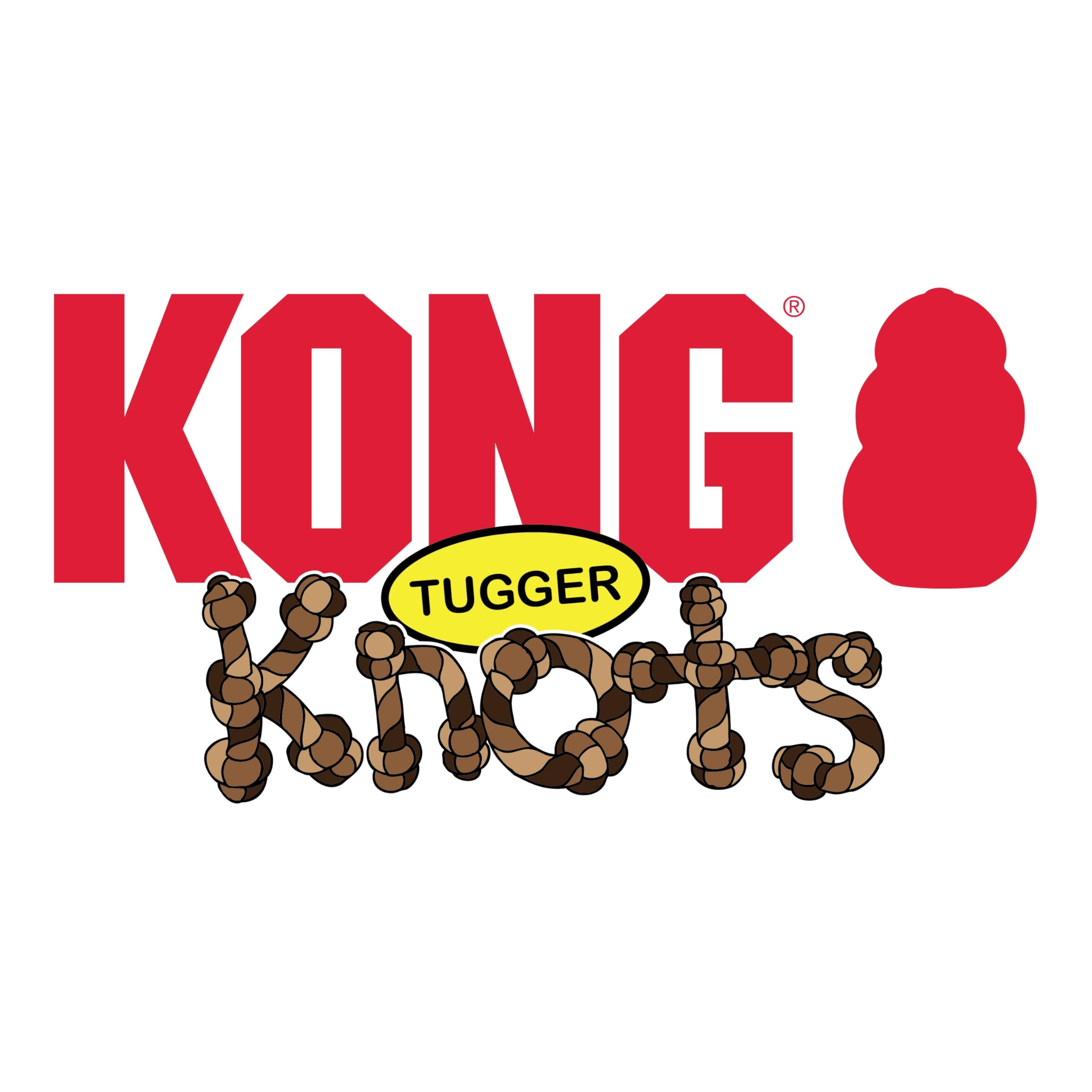 Kong Tugger Knots Frog Md/Lg