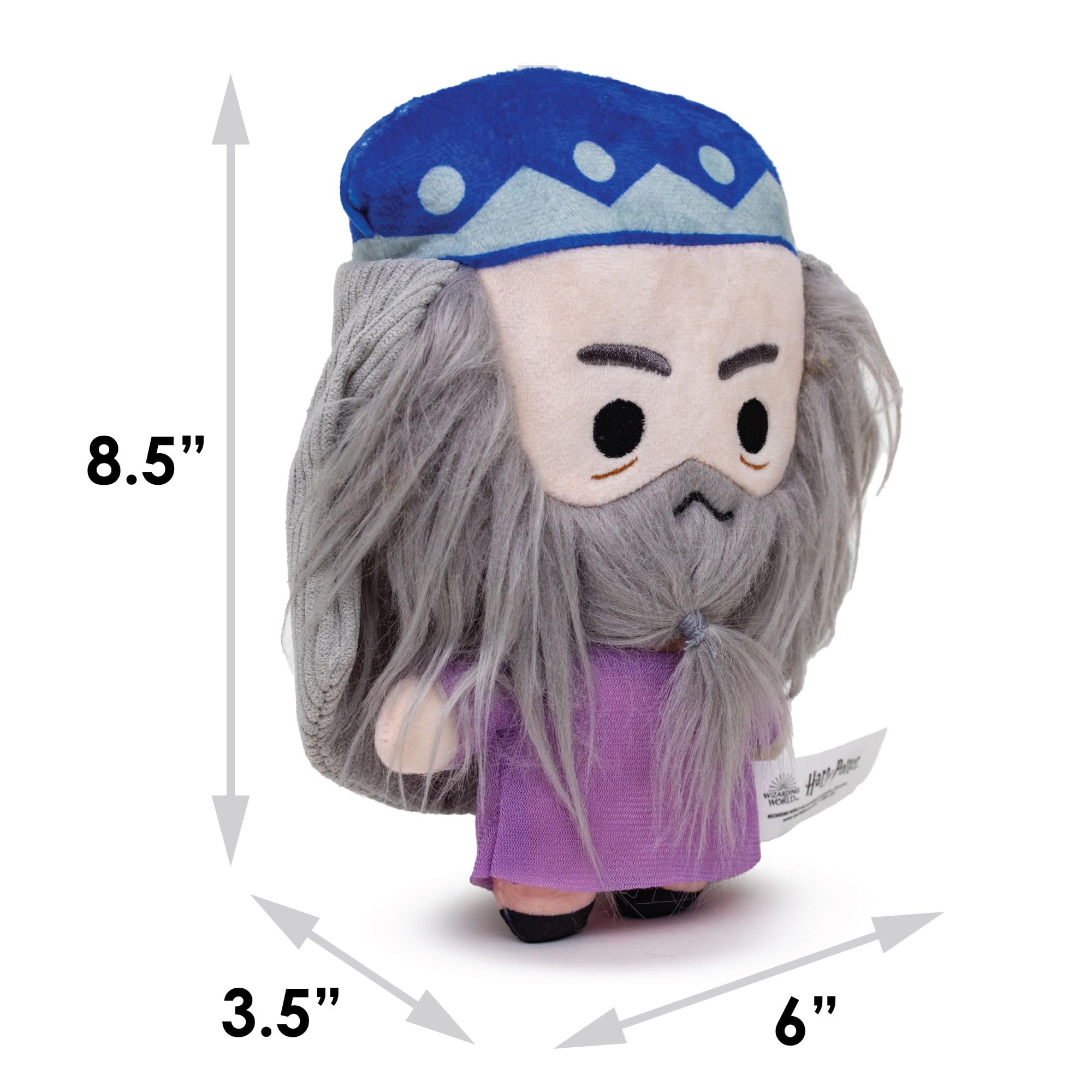 The Wizarding World Of Harry Potter Dog Toy, Dumbledore Charm Full Body Pose Pet Toy, Plush