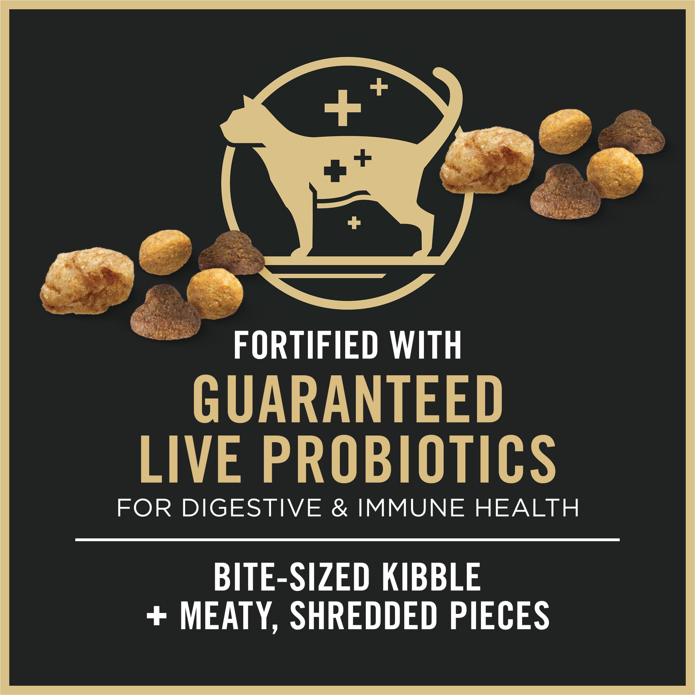 Purina Pro Plan Complete Essentials Shredded Blend Chicken and Rice Formula Adult High Protein Cat Food - 3.5 lb. Bag