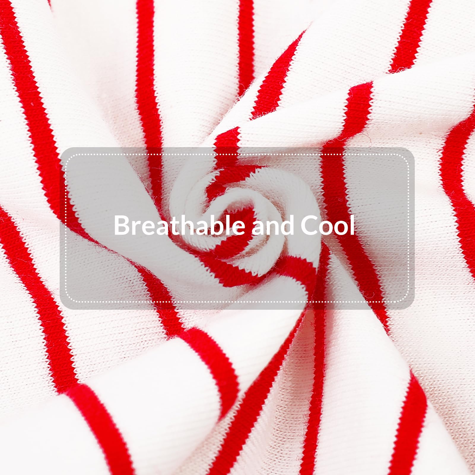 Preferhouse Redblack-L Dog T-Shirt, Large, Striped, Polyester, 2 Pack