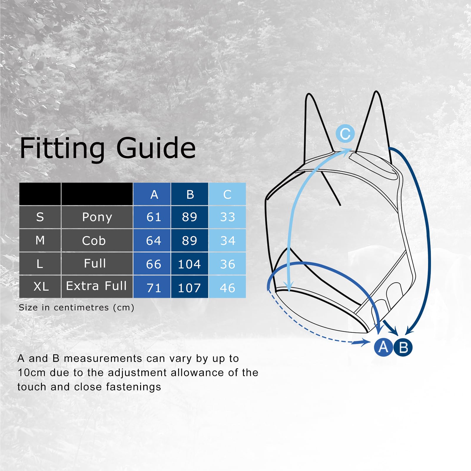 Harrison Howard Pro Luminous Horse Fly Mask Large Eye Space Standard with Ears UV Protection for Horse Light Champagne Small Pon